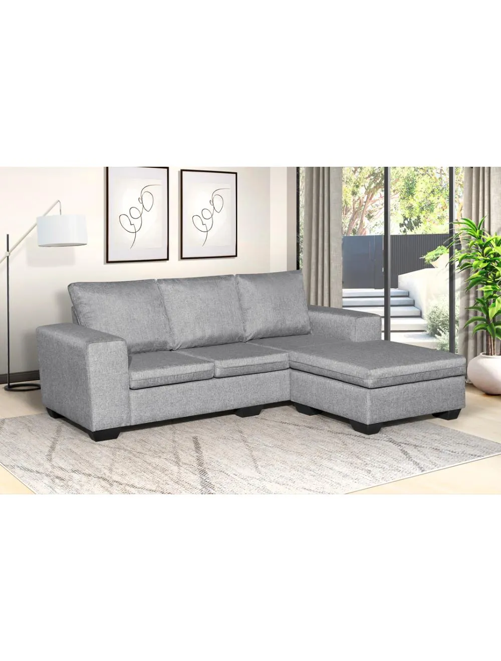 Tisha 2pce Chaise Lounge Suite