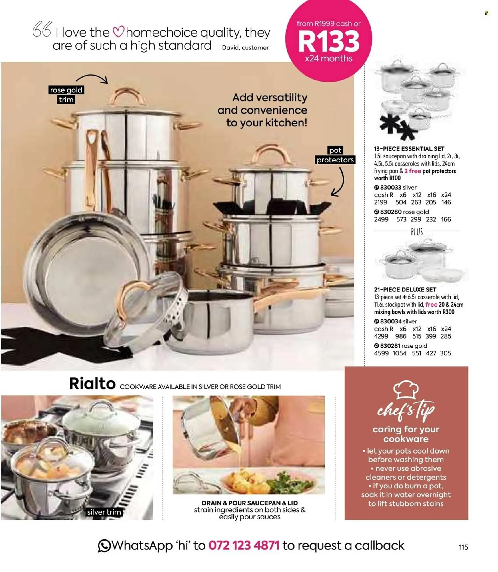 HomeChoice catalogue from 24 April to 26 June 2025 - Catalogue Page 115