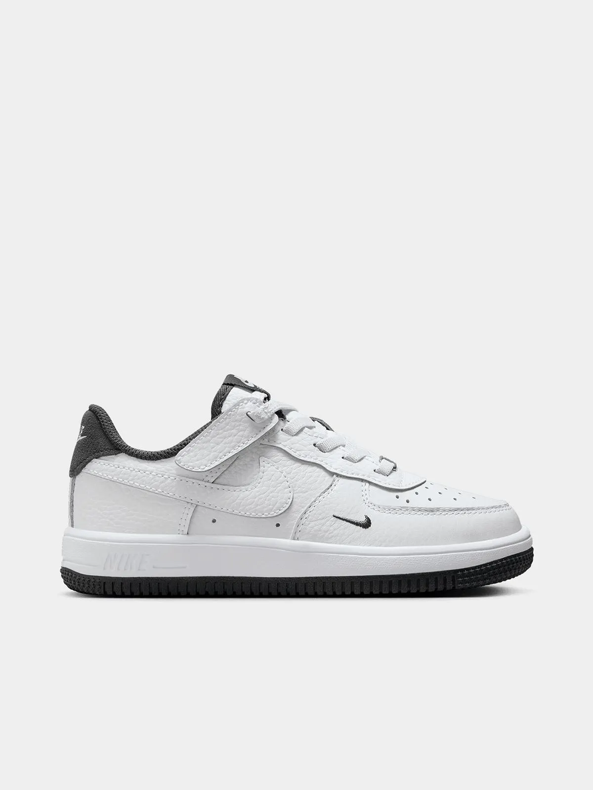 Nike Kids Air Force 1 Easyon LV8 White/Black Sneaker