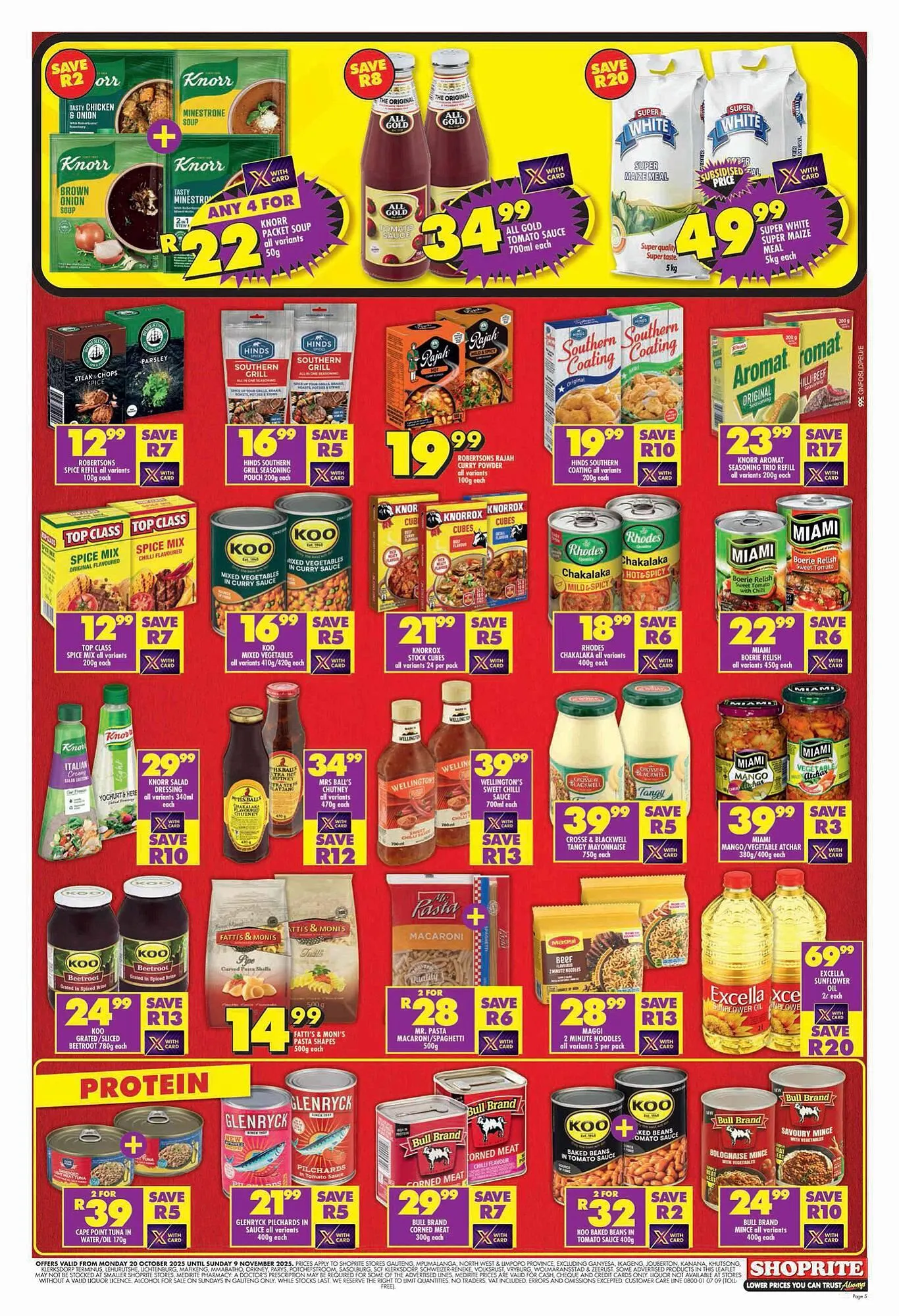 Shoprite catalogue from 20 October to 9 November 2025 - Catalogue Page 5