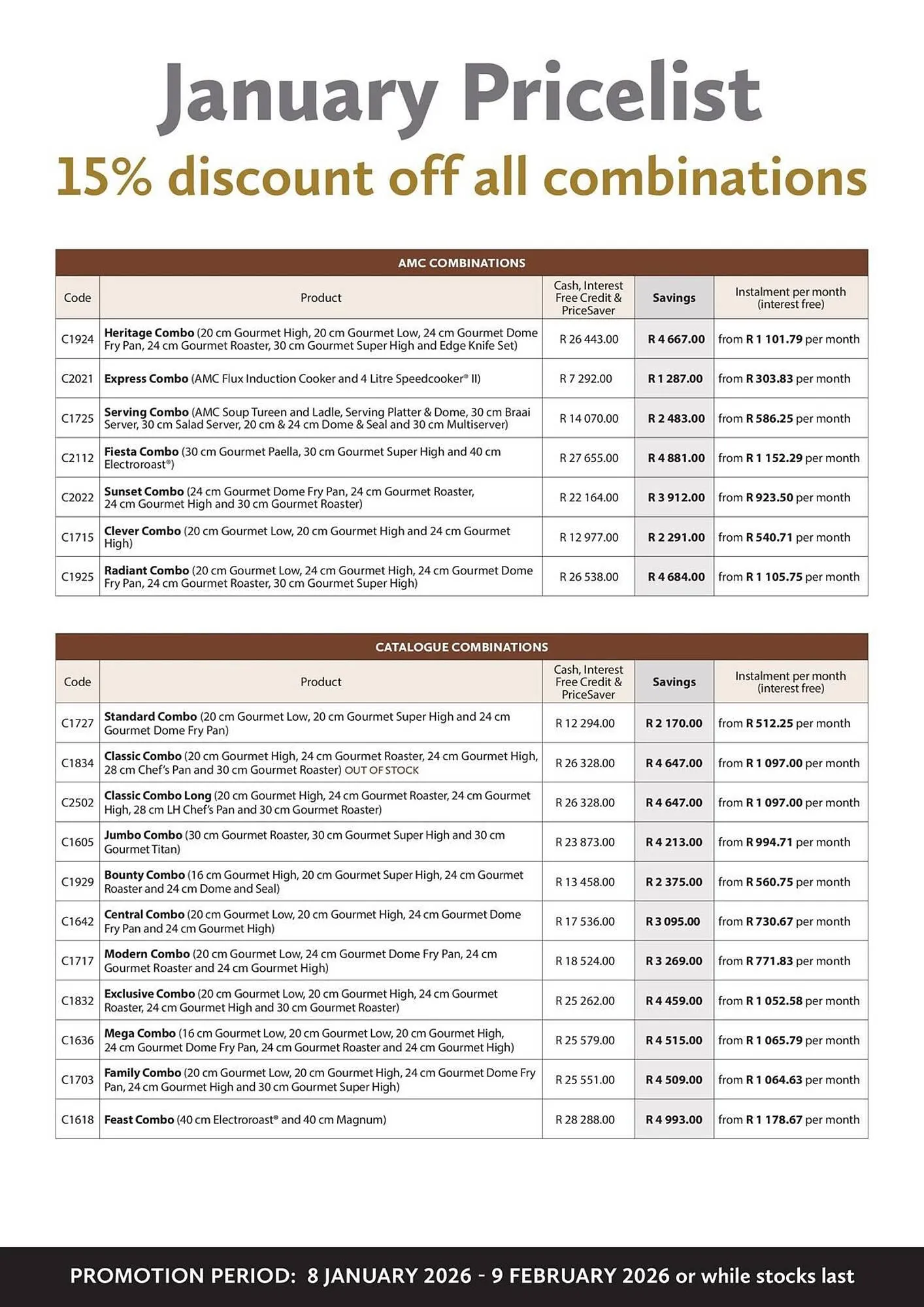 AMC Cookware catalogue from 8 January to 9 February 2026 - Catalogue Page 7