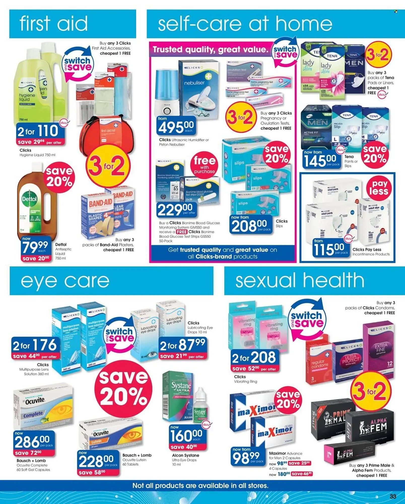 Clicks catalogue from 22 July to 6 August 2025 - Catalogue Page 33