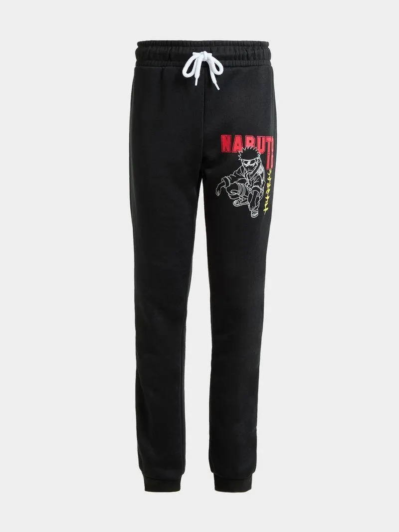 Jet Older Boys Black Naruto Active Pants