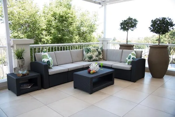 Aleko Patio Corner Set
