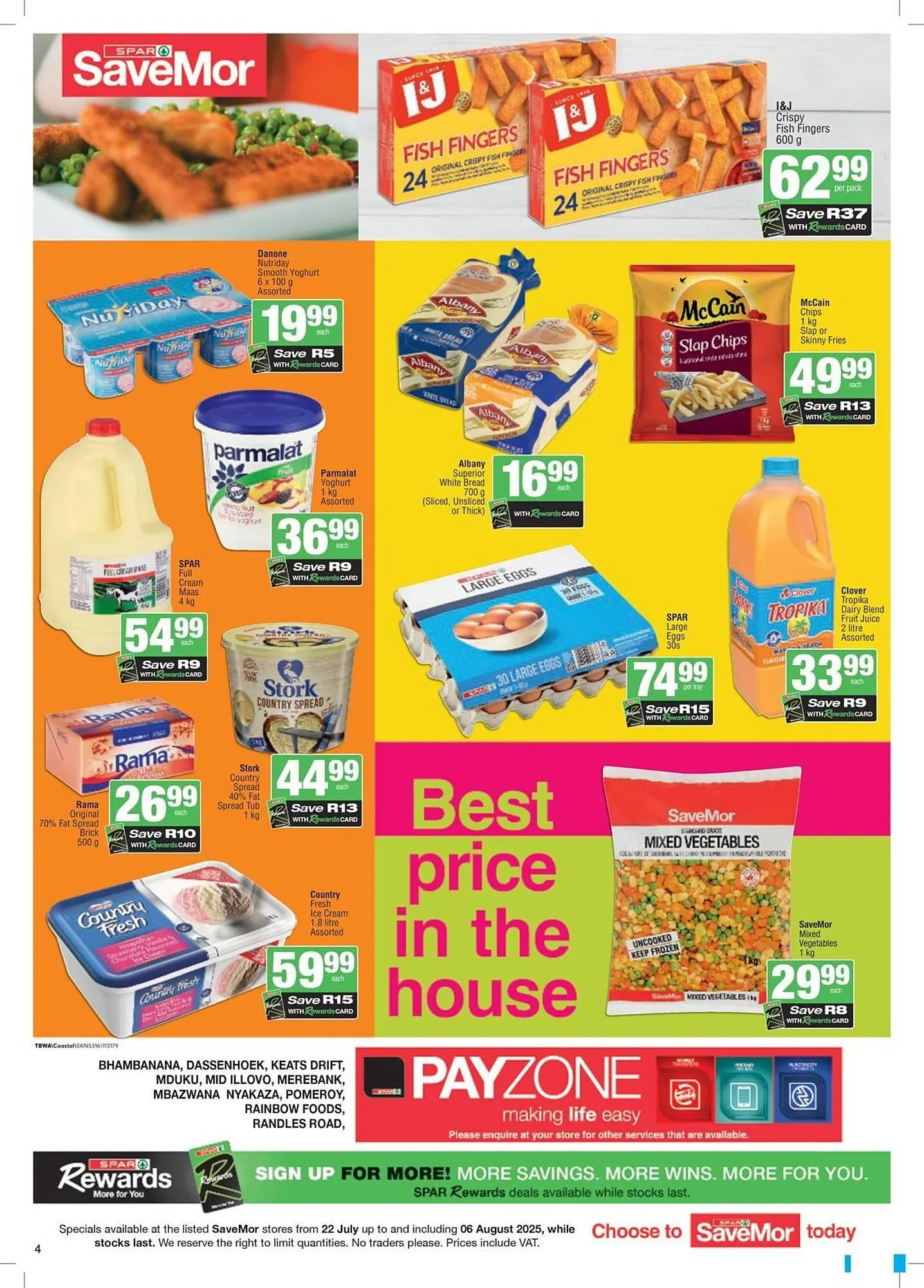 Spar catalogue from 26 July to 27 July 2025 - Catalogue Page 4