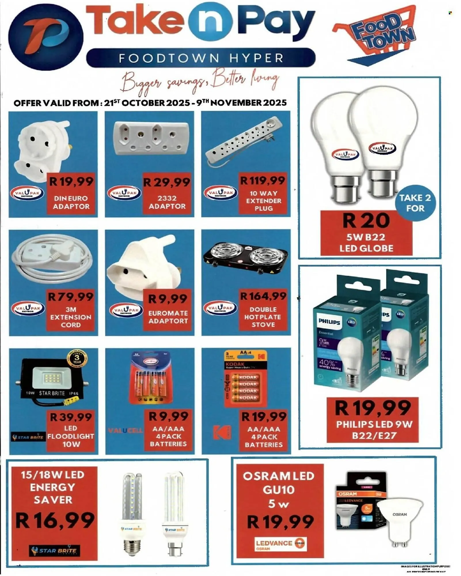Take 'n Pay catalogue from 21 October to 9 November 2025 - Catalogue Page 1