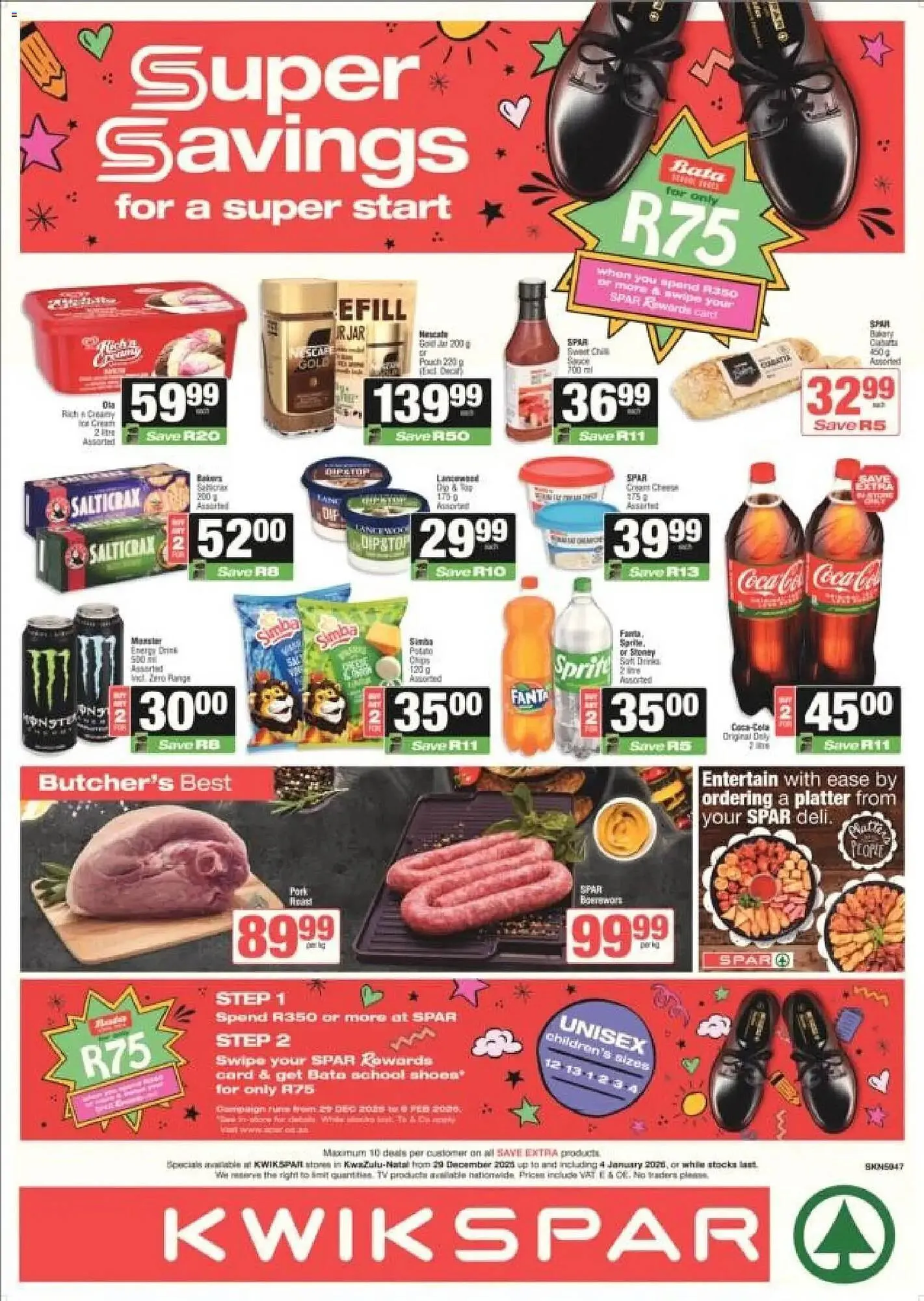 KwikSpar catalogue from 28 December to 4 January 2026 - Catalogue Page 1