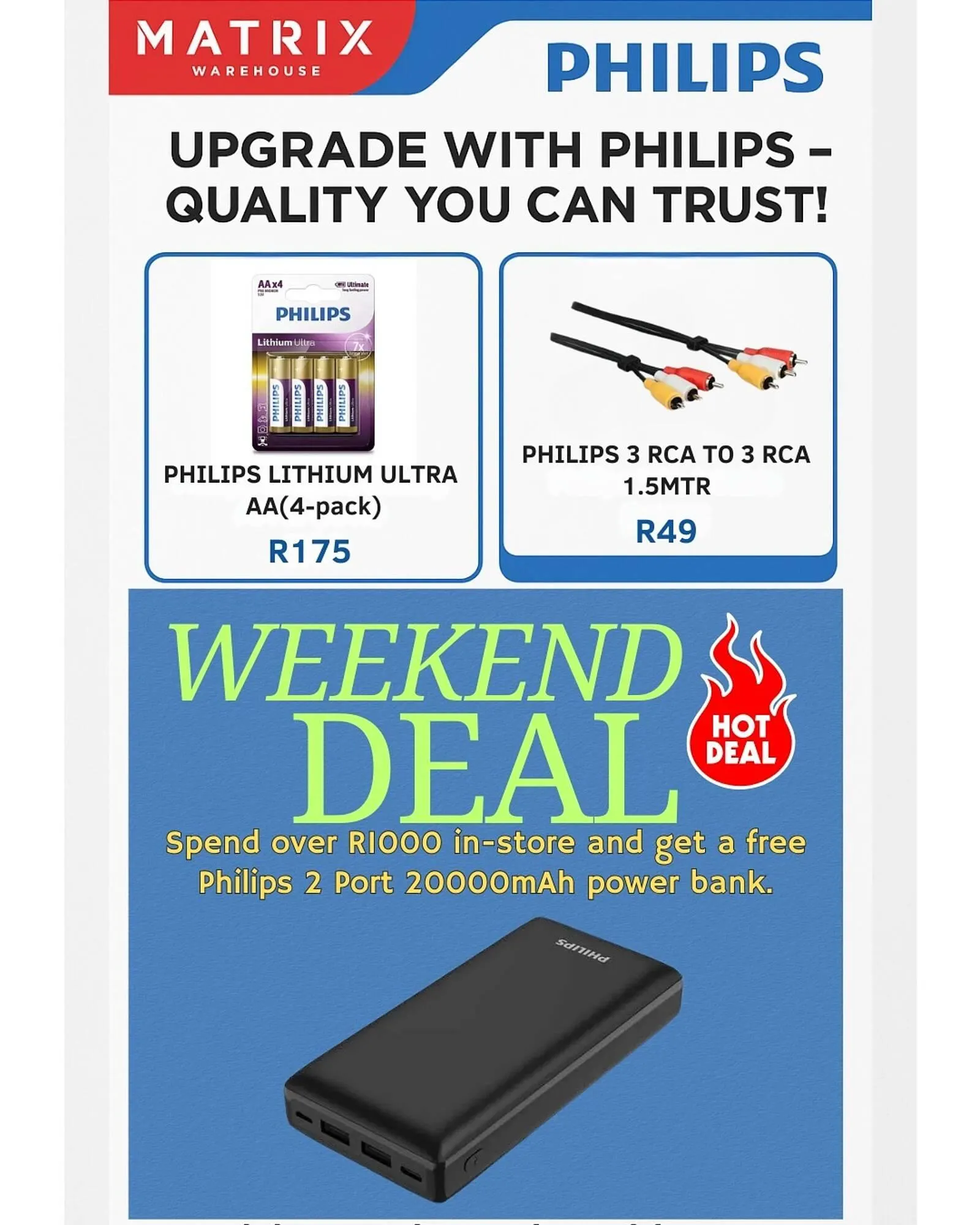 Matrix Warehouse catalogue - 1