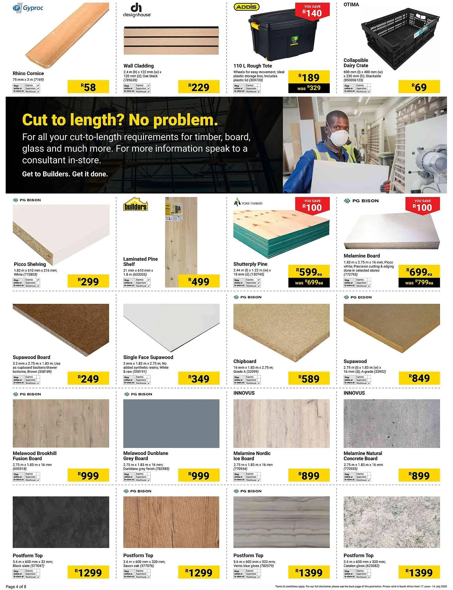 Builders Warehouse catalogue from 17 June to 14 July 2025 - Catalogue Page 4