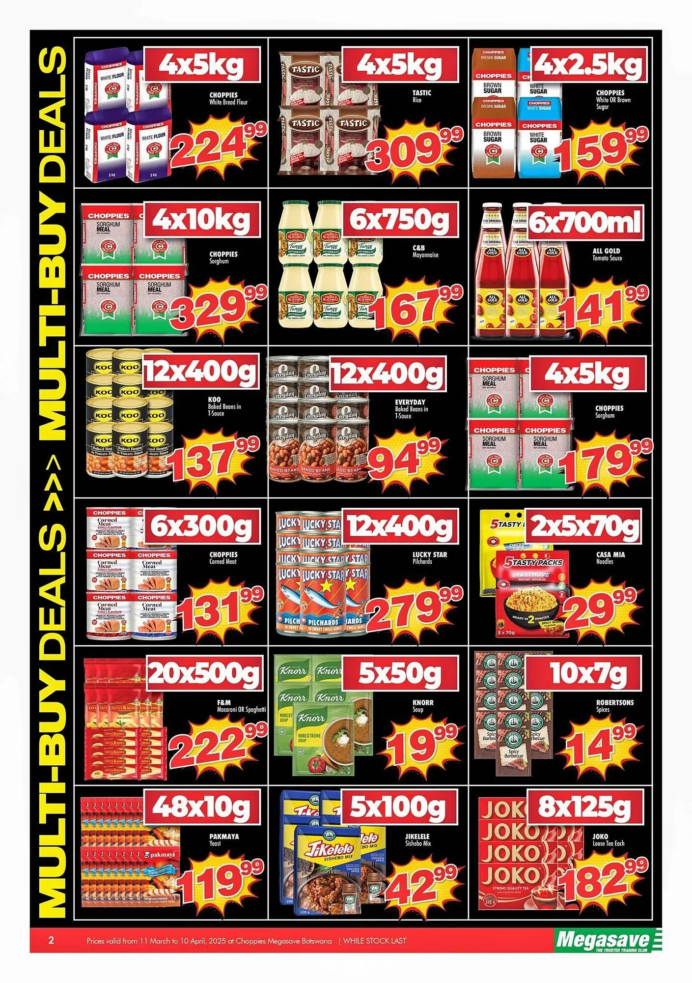 Choppies catalogue from 11 March to 10 April 2025 - Catalogue Page 2