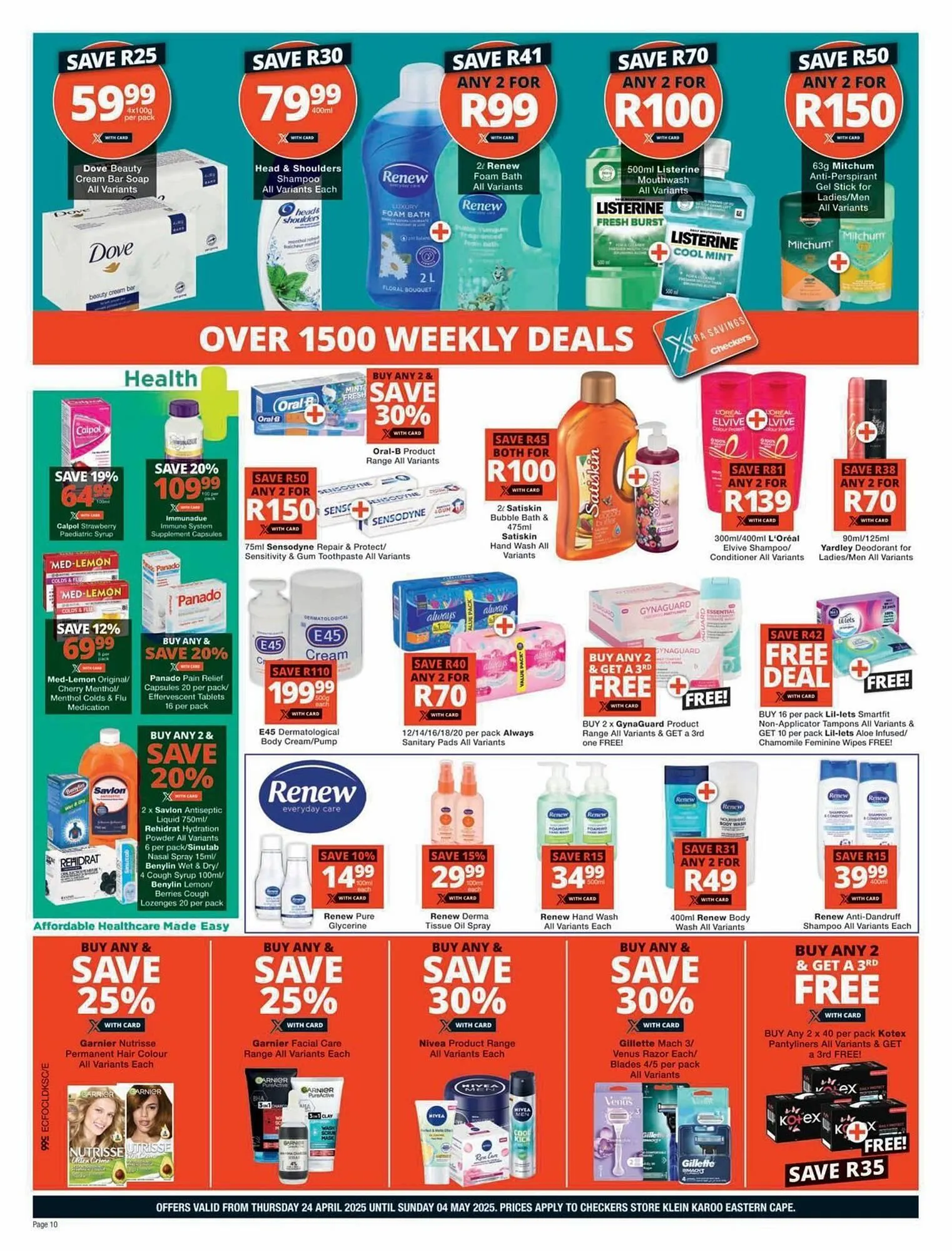 Checkers catalogue from 24 April to 4 May 2025 - Catalogue Page 10
