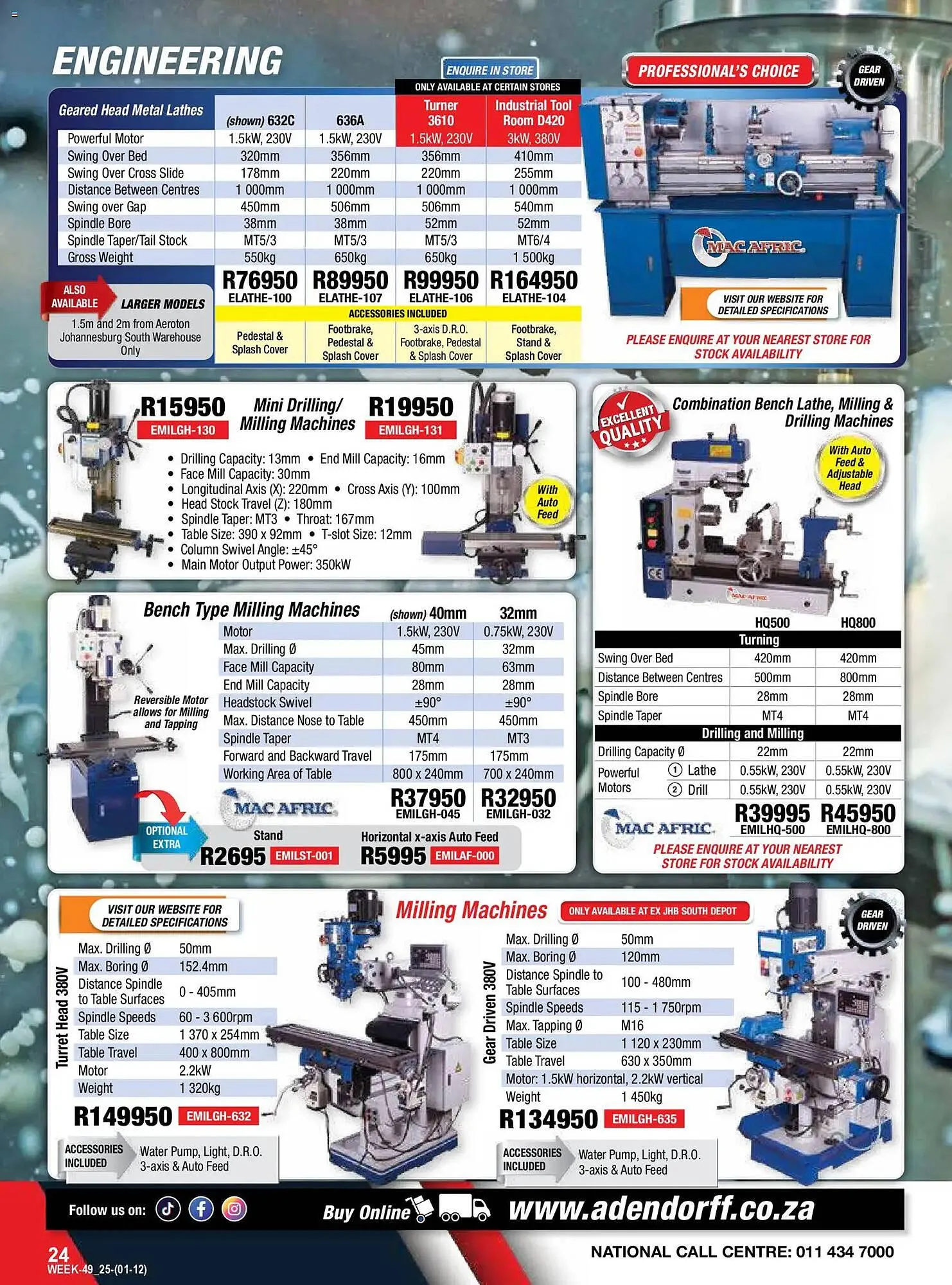 Adendorff Machinery Mart catalogue from 30 November to 31 December 2025 - Catalogue Page 26
