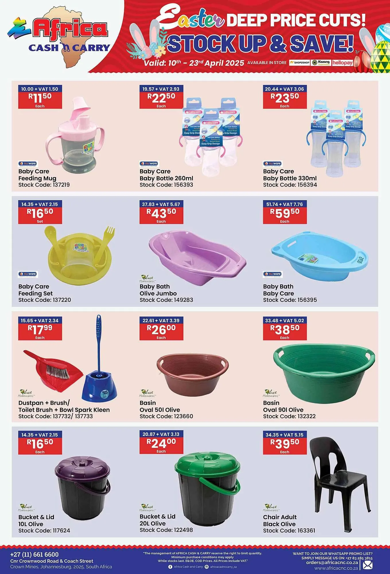Africa Cash and Carry catalogue from 10 April to 23 April 2025 - Catalogue Page 15