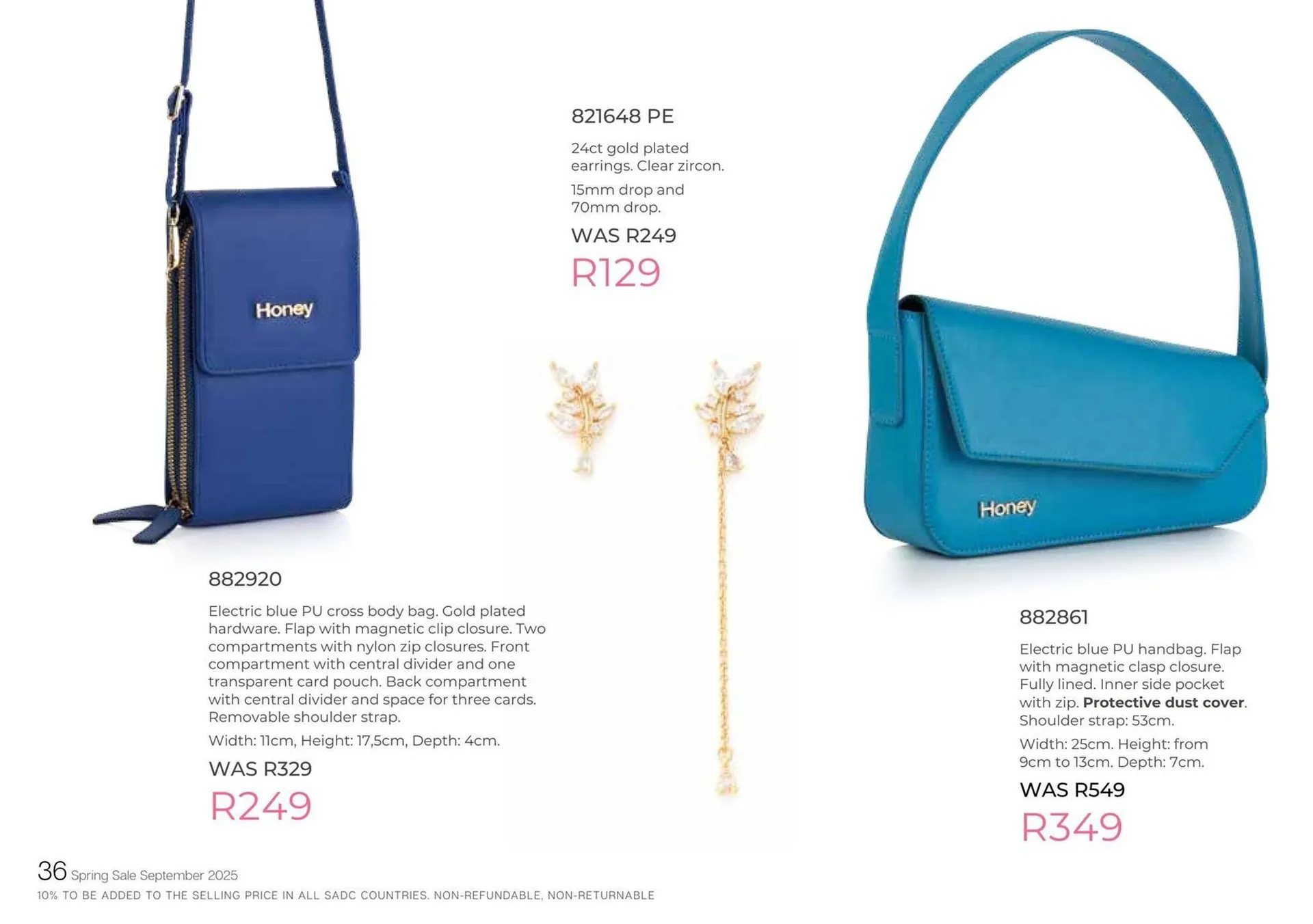 Honey Fashion Accessories catalogue from 3 September to 30 September 2025 - Catalogue Page 38