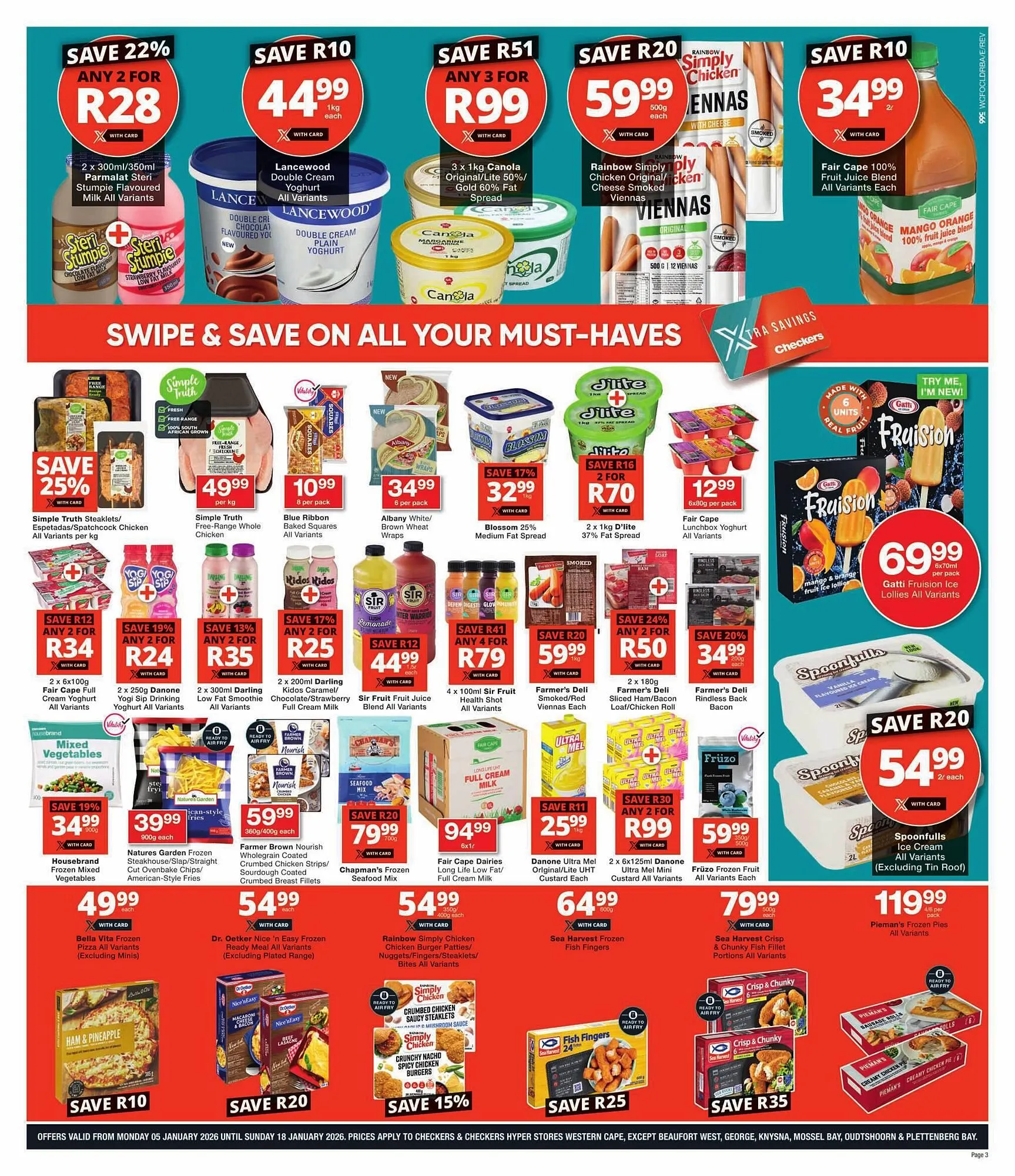 Checkers catalogue from 5 January to 11 January 2026 - Catalogue Page 3