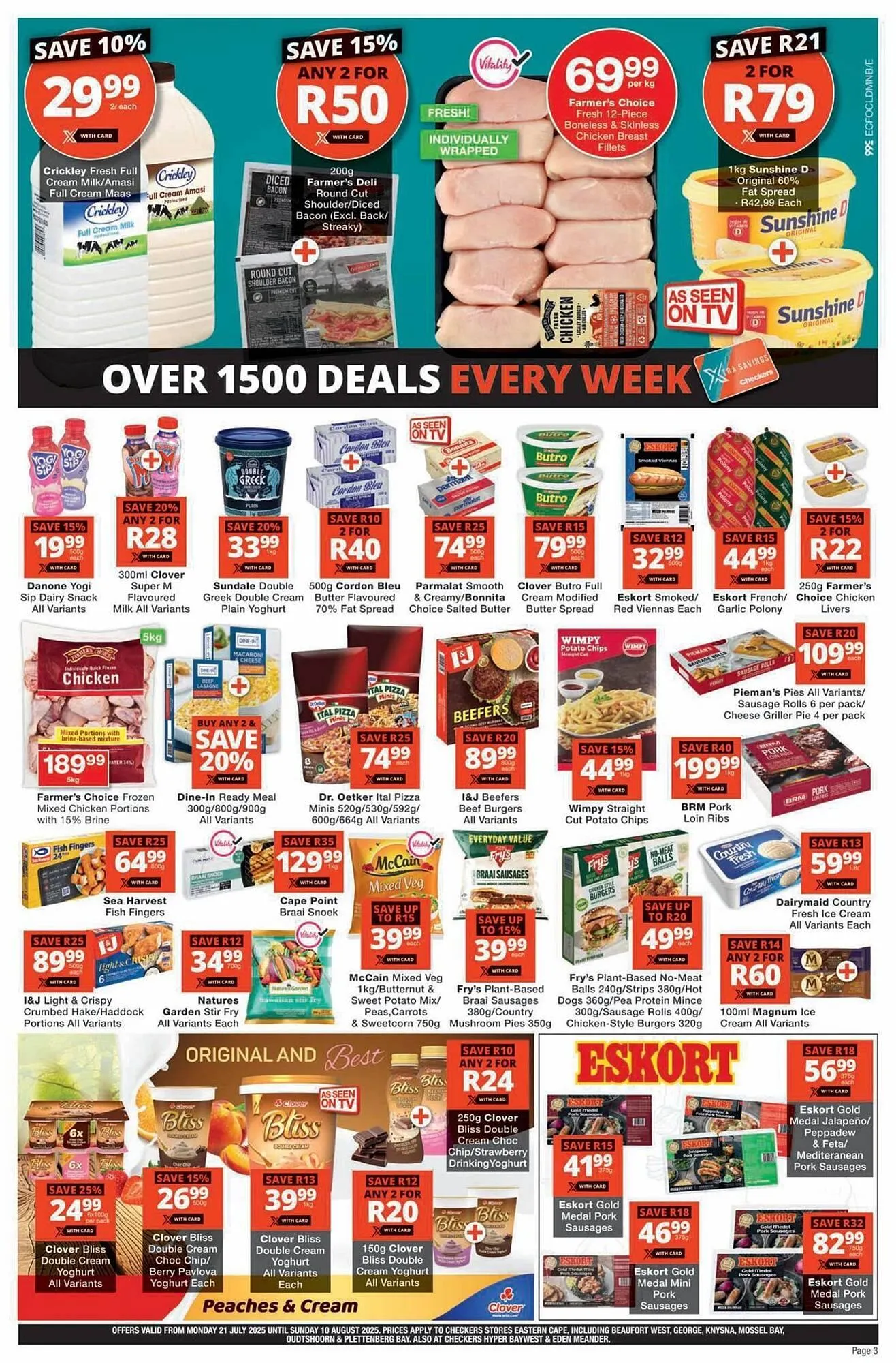 Checkers catalogue from 20 July to 10 August 2025 - Catalogue Page 3