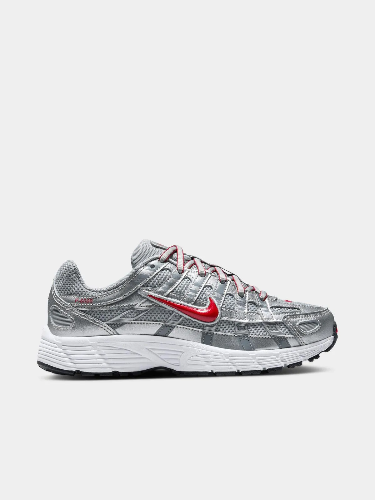 Nike Junior P-6000 Grey/Red Sneaker