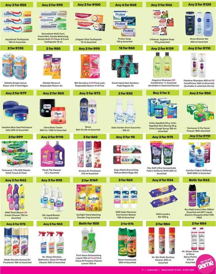 Leaflets Game from 1 August to 31 October 2024 - Catalogue Page 3
