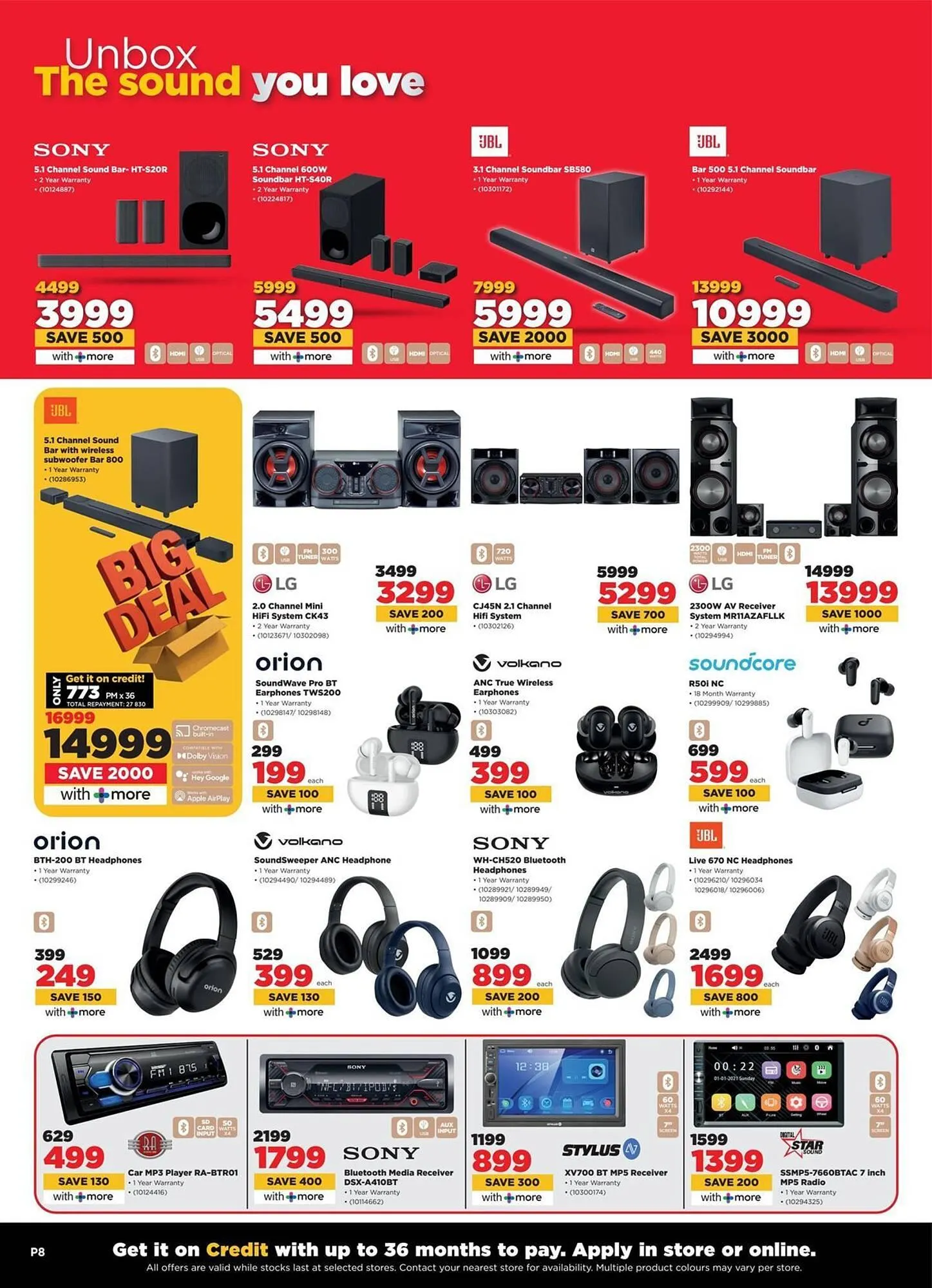HiFi Corp catalogue from 2 July to 5 August 2025 - Catalogue Page 8