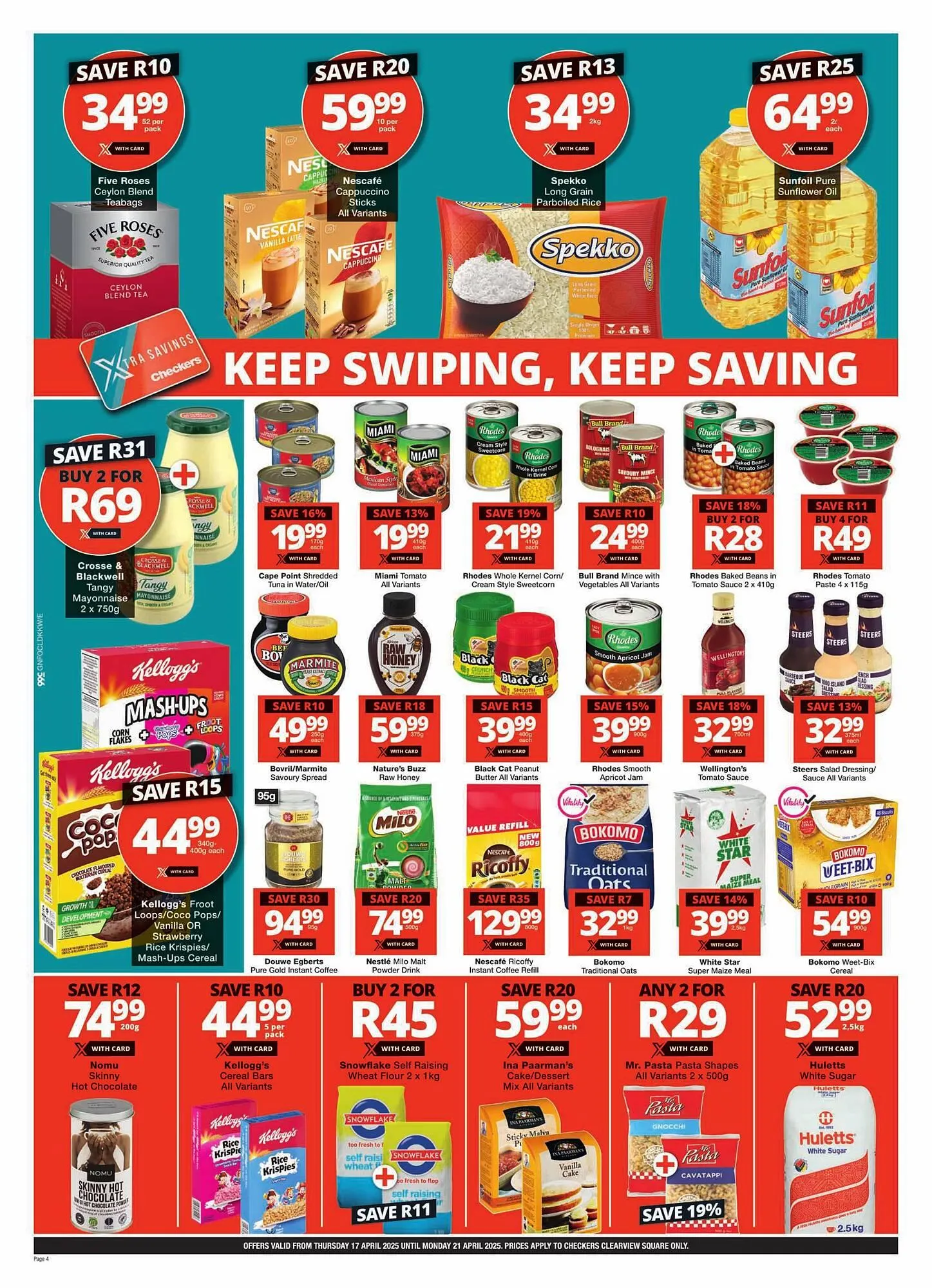 Checkers catalogue from 17 April to 21 April 2025 - Catalogue Page 4