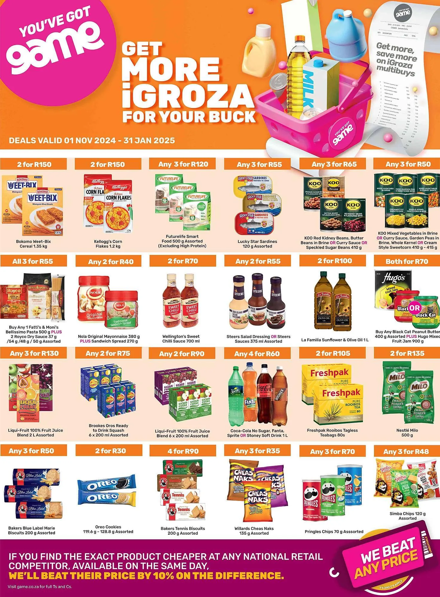 Game catalogue from 1 November to 31 January 2025 - Catalogue Page 1