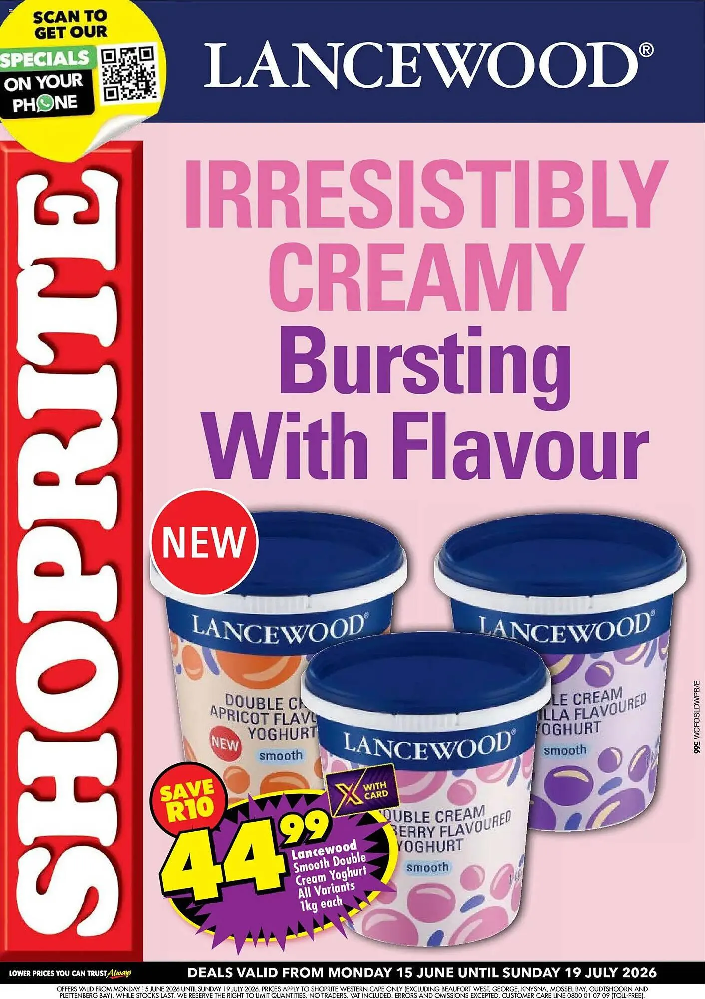 Shoprite catalogue from 15 June to 19 July 2026 - Catalogue Page 1