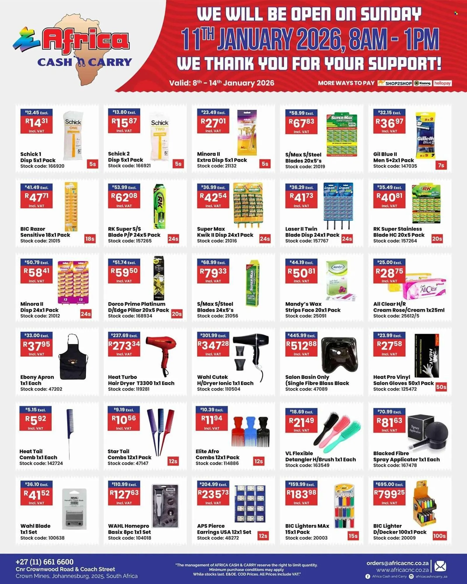 Africa Cash and Carry catalogue from 8 January to 11 January 2026 - Catalogue Page 20