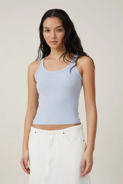 Staple Rib Scoop Neck Tank