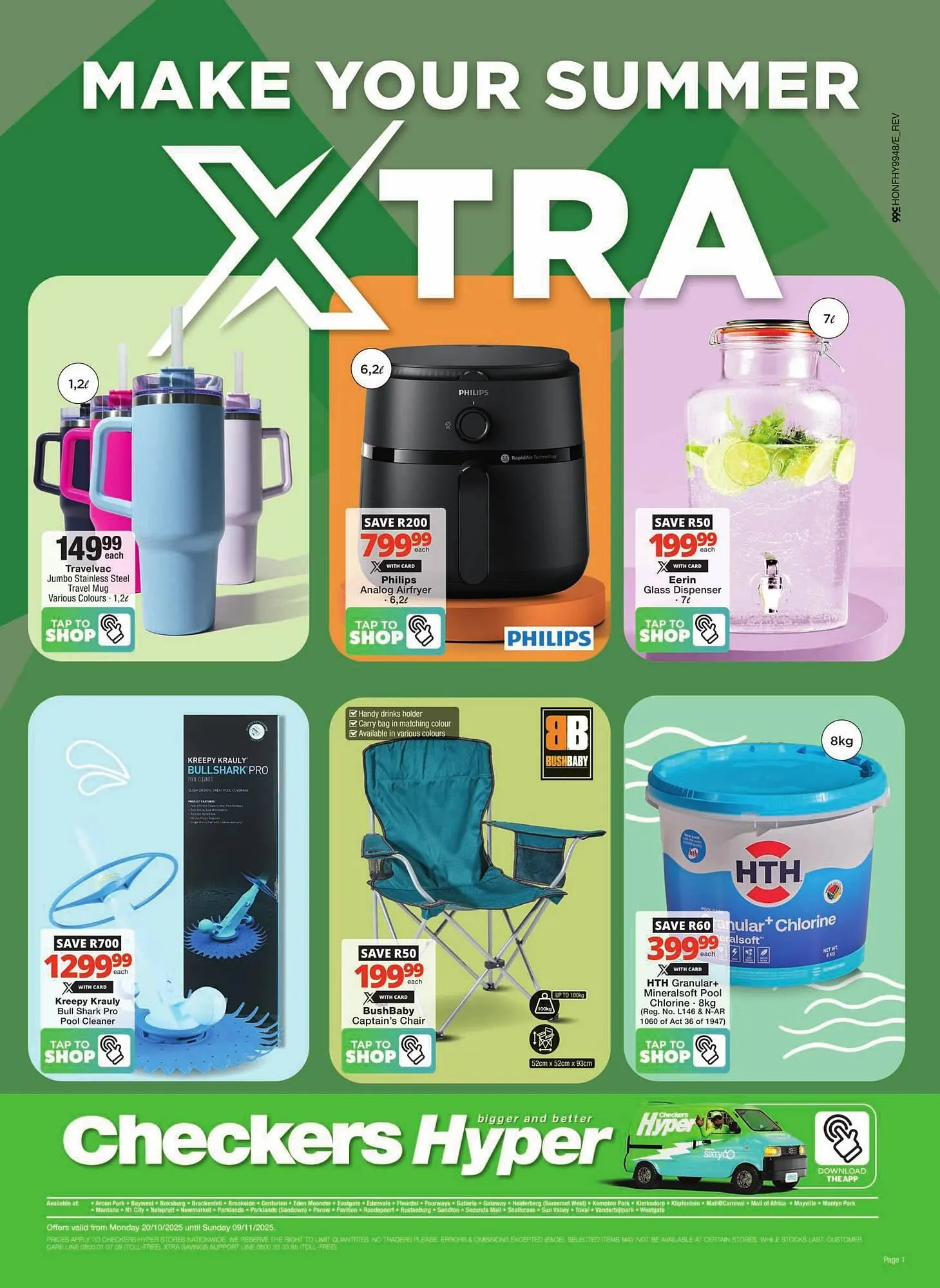 Checkers catalogue from 20 October to 9 November 2025 - Catalogue Page 1