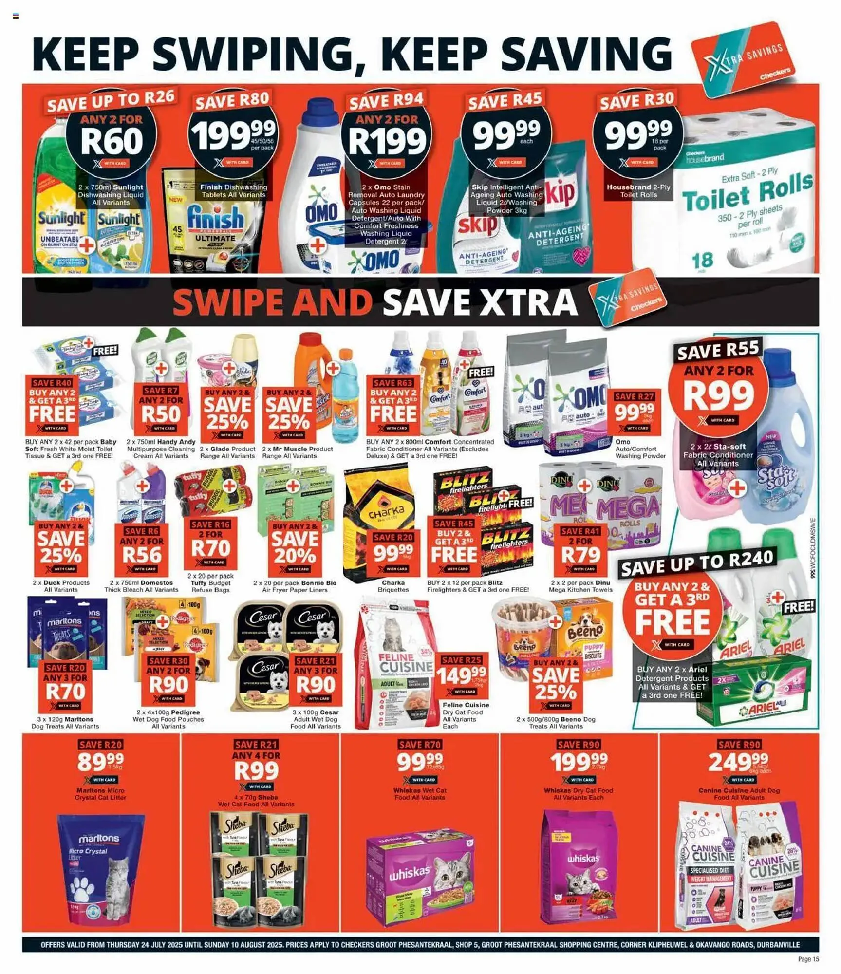 Checkers catalogue from 24 July to 10 August 2025 - Catalogue Page 15