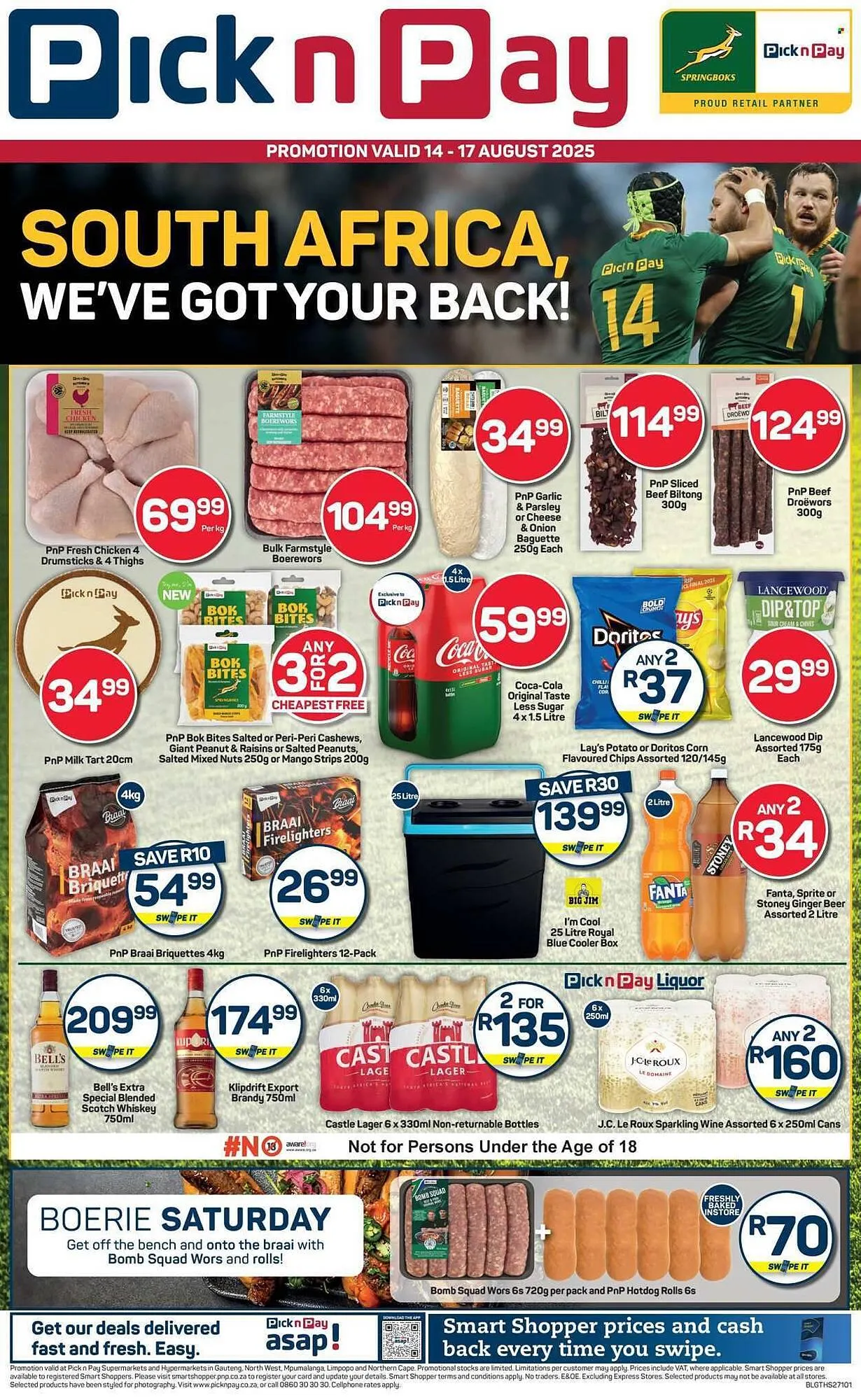 Pick n Pay catalogue from 14 August to 17 August 2025 - Catalogue Page 1