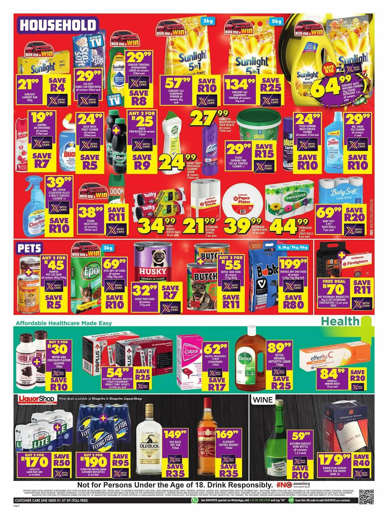 Shoprite catalogue from 8 December to 28 December 2025 - Catalogue Page 8