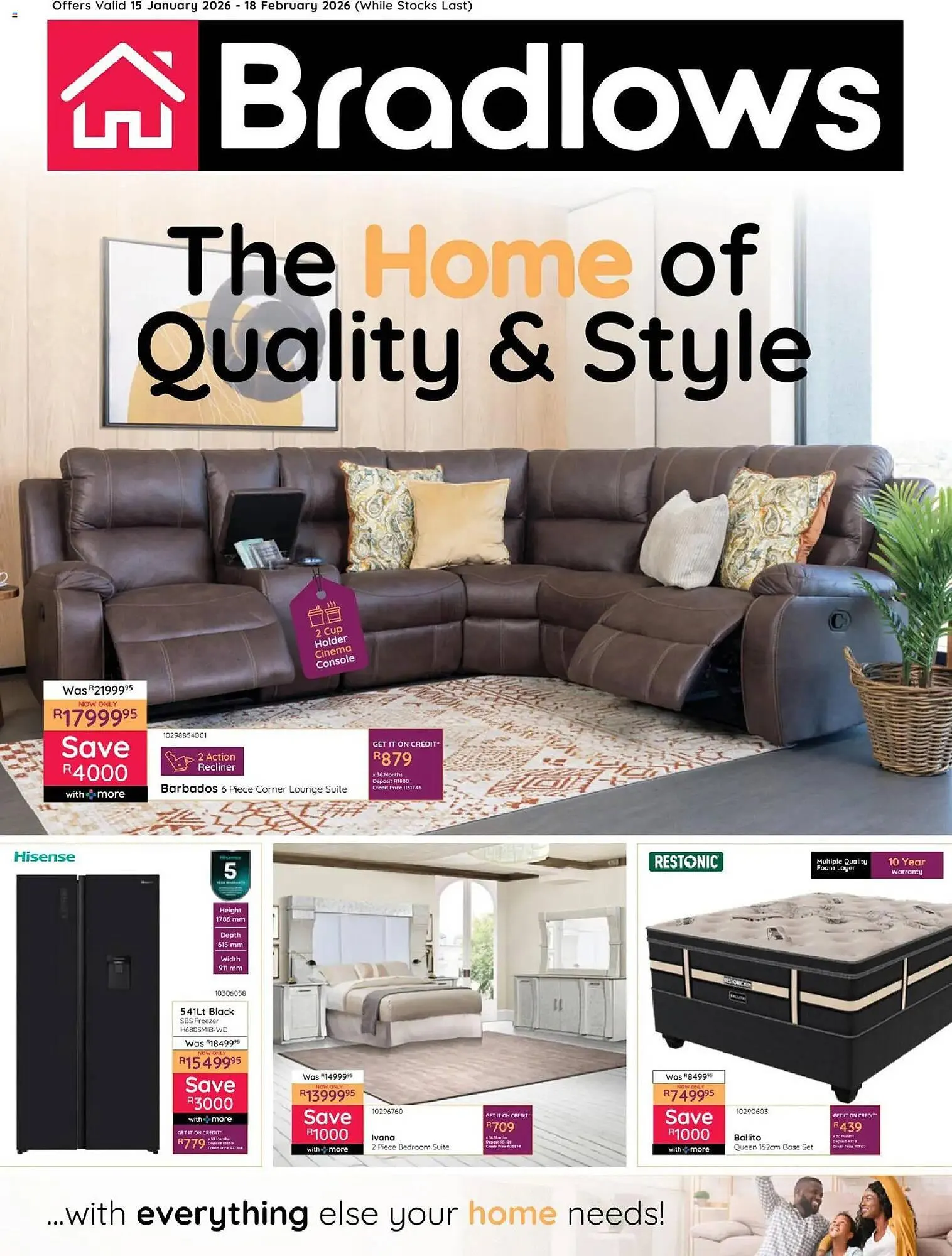 Bradlows catalogue from 14 January to 18 February 2026 - Catalogue Page 1