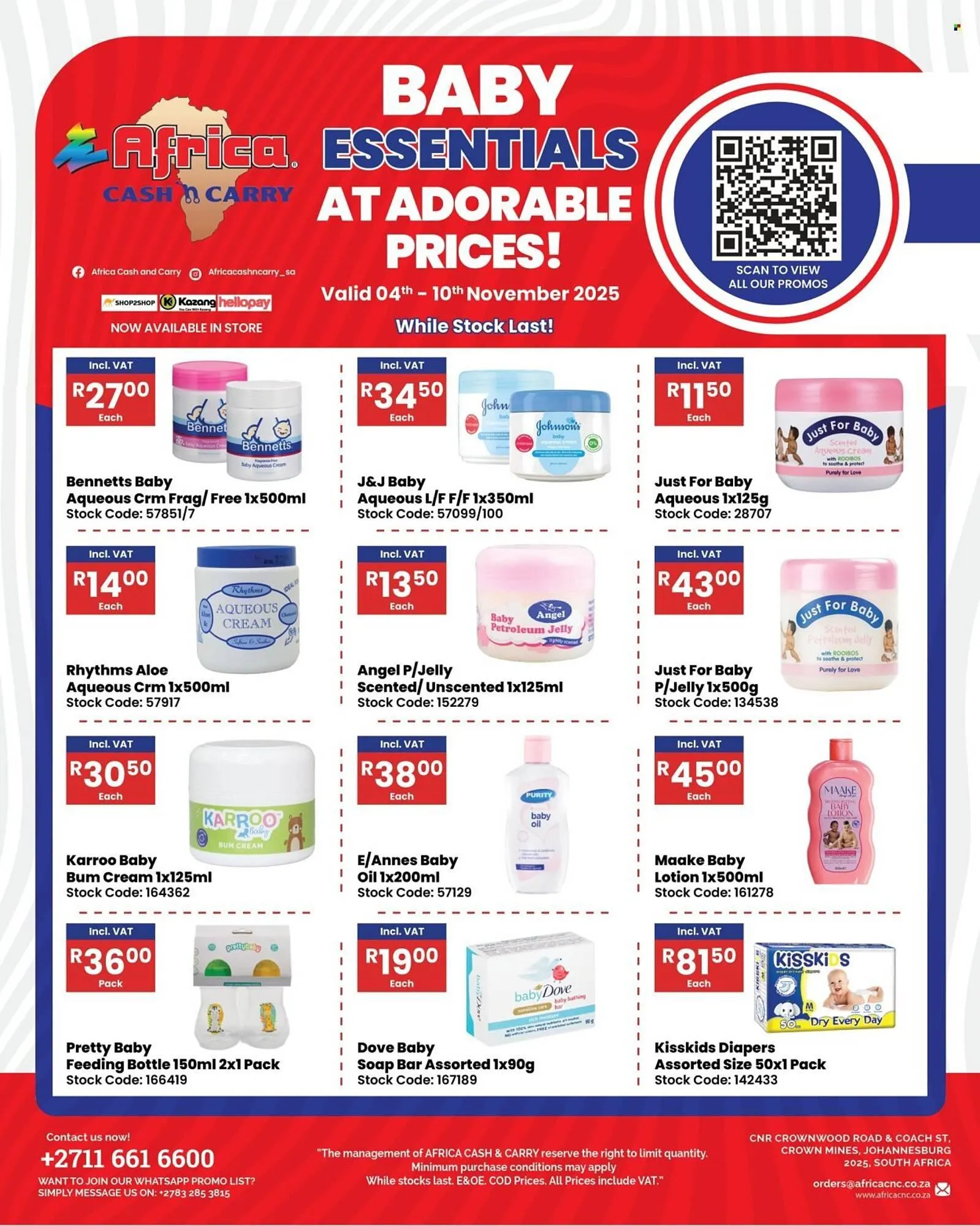 Africa Cash and Carry catalogue from 4 November to 10 November 2025 - Catalogue Page 1