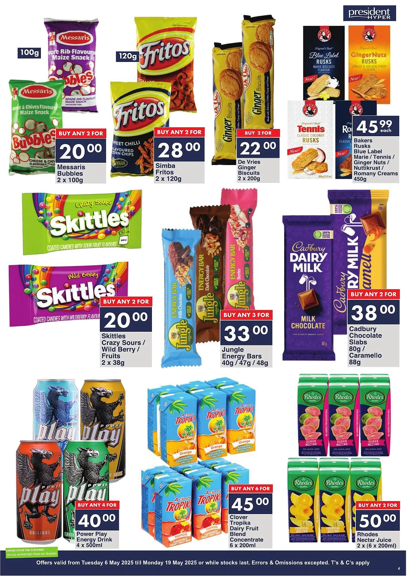 President Hyper catalogue from 6 May to 19 May 2025 - Catalogue Page 4