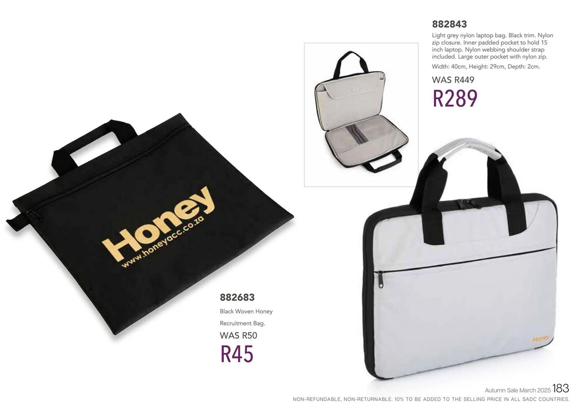 Honey Fashion Accessories catalogue from 6 June to 12 June 2025 - Catalogue Page 185