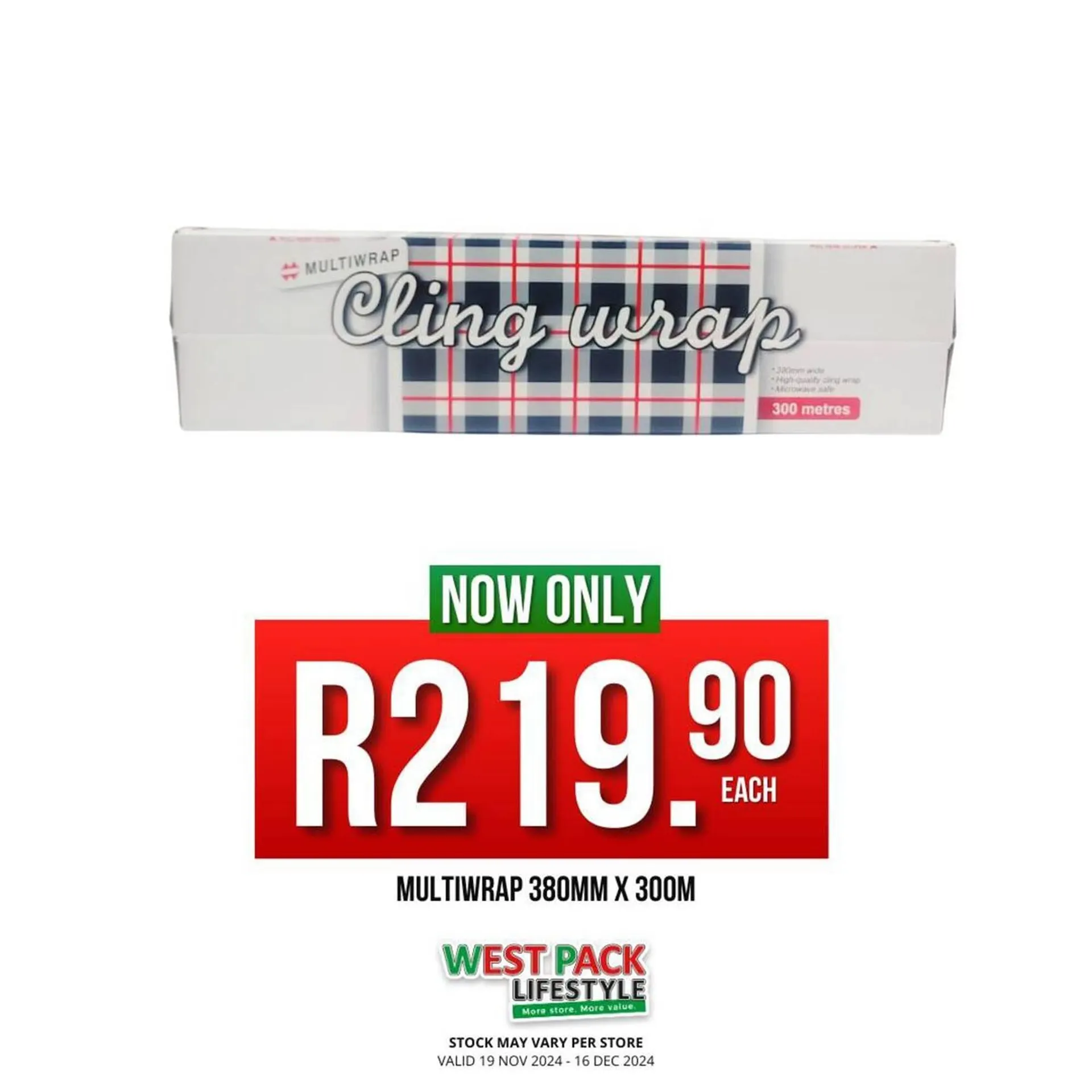 West Pack Lifestyle catalogue from 19 November to 16 December 2024 - Catalogue Page 7