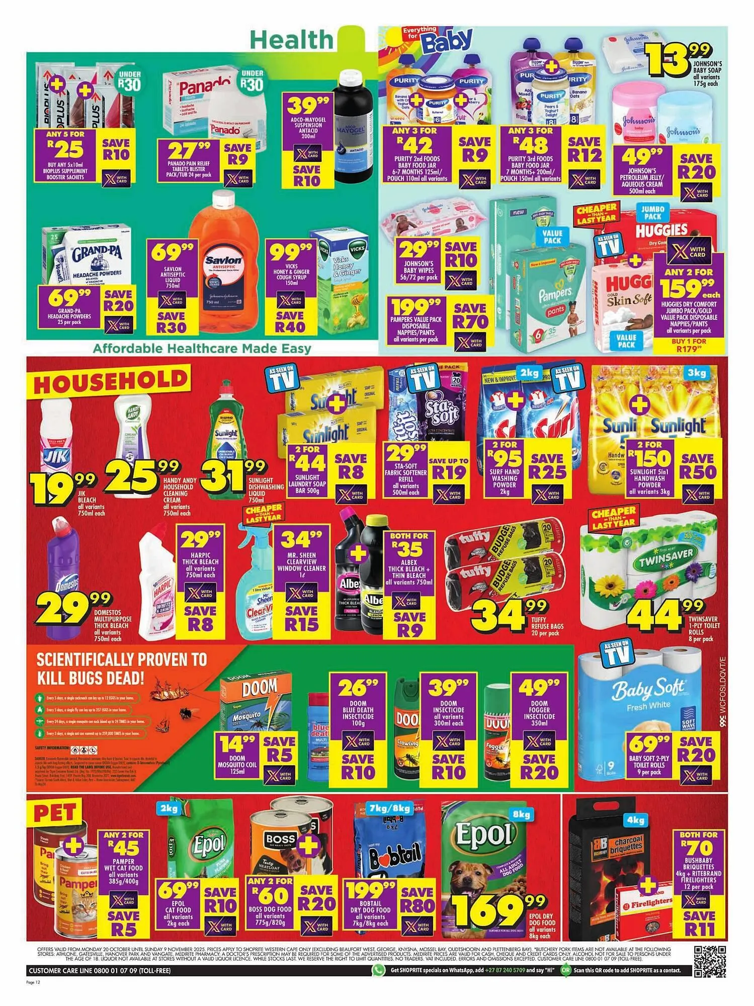 Shoprite catalogue from 20 October to 9 November 2025 - Catalogue Page 12