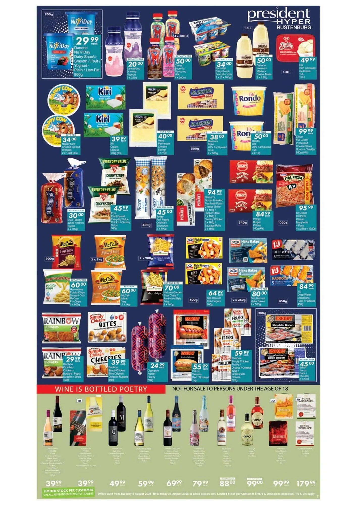 President Hyper catalogue from 5 August to 25 August 2025 - Catalogue Page 2