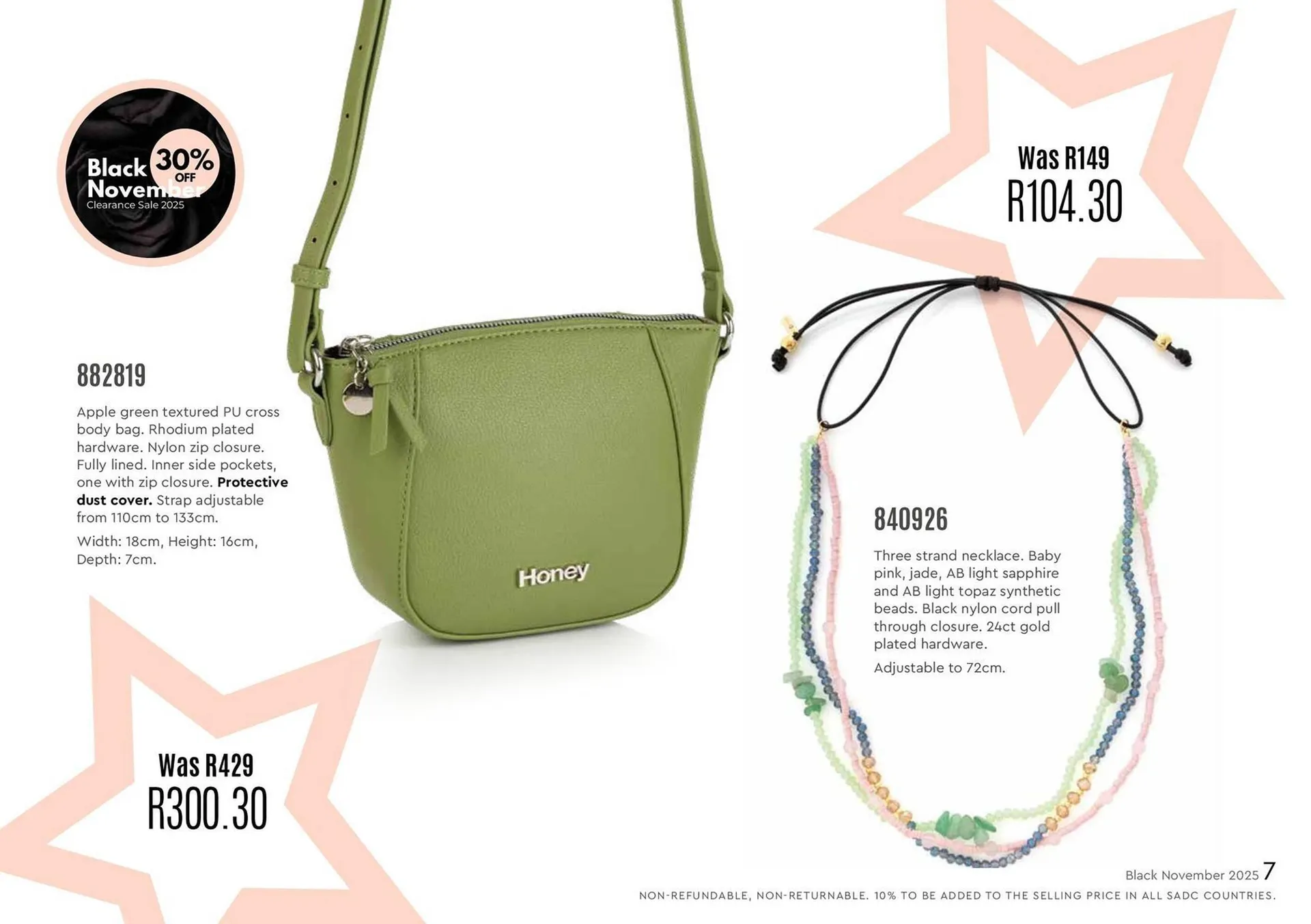 Honey Fashion Accessories catalogue from 4 November to 10 November 2025 - Catalogue Page 9