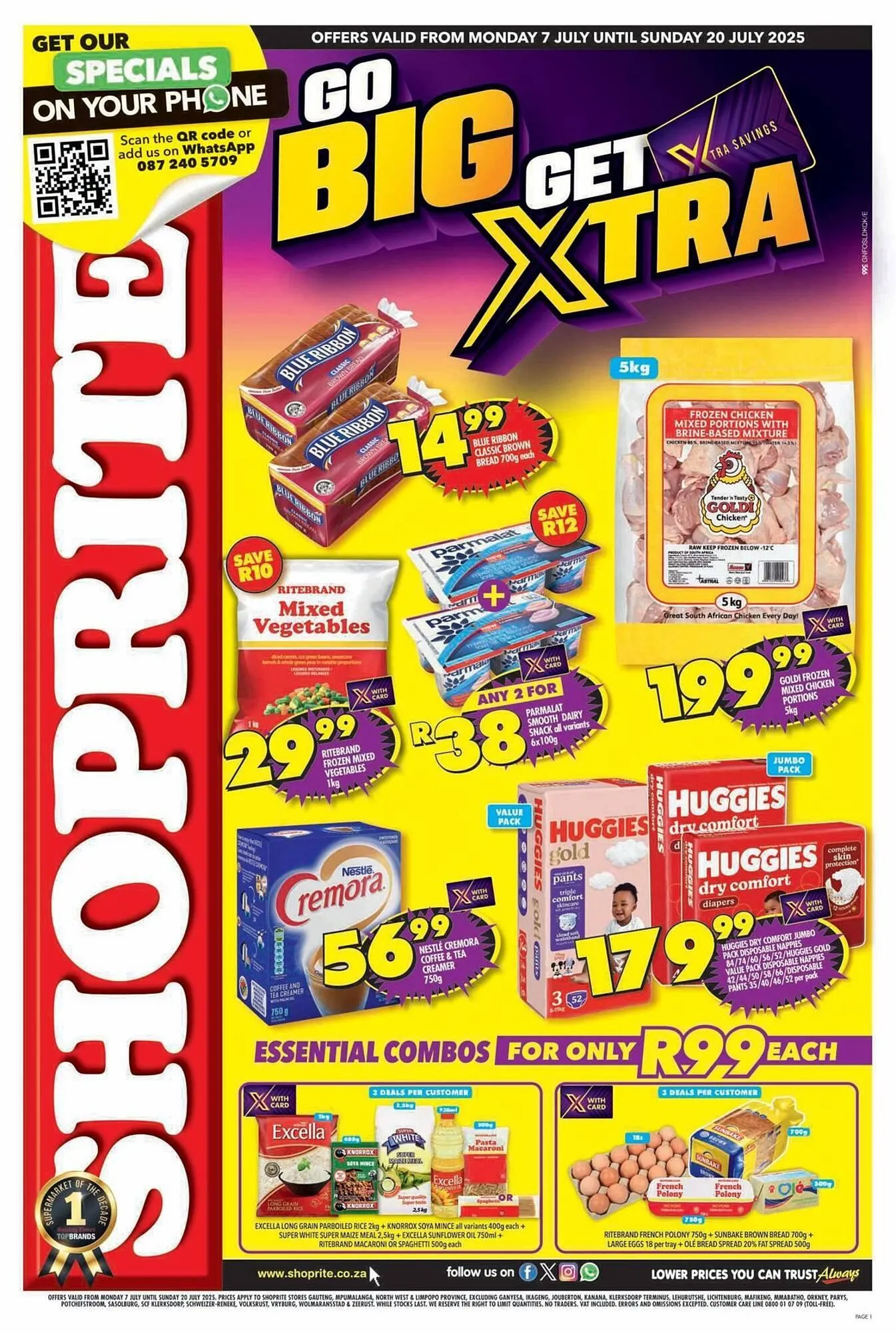 Shoprite catalogue from 7 July to 20 July 2025 - Catalogue Page 1