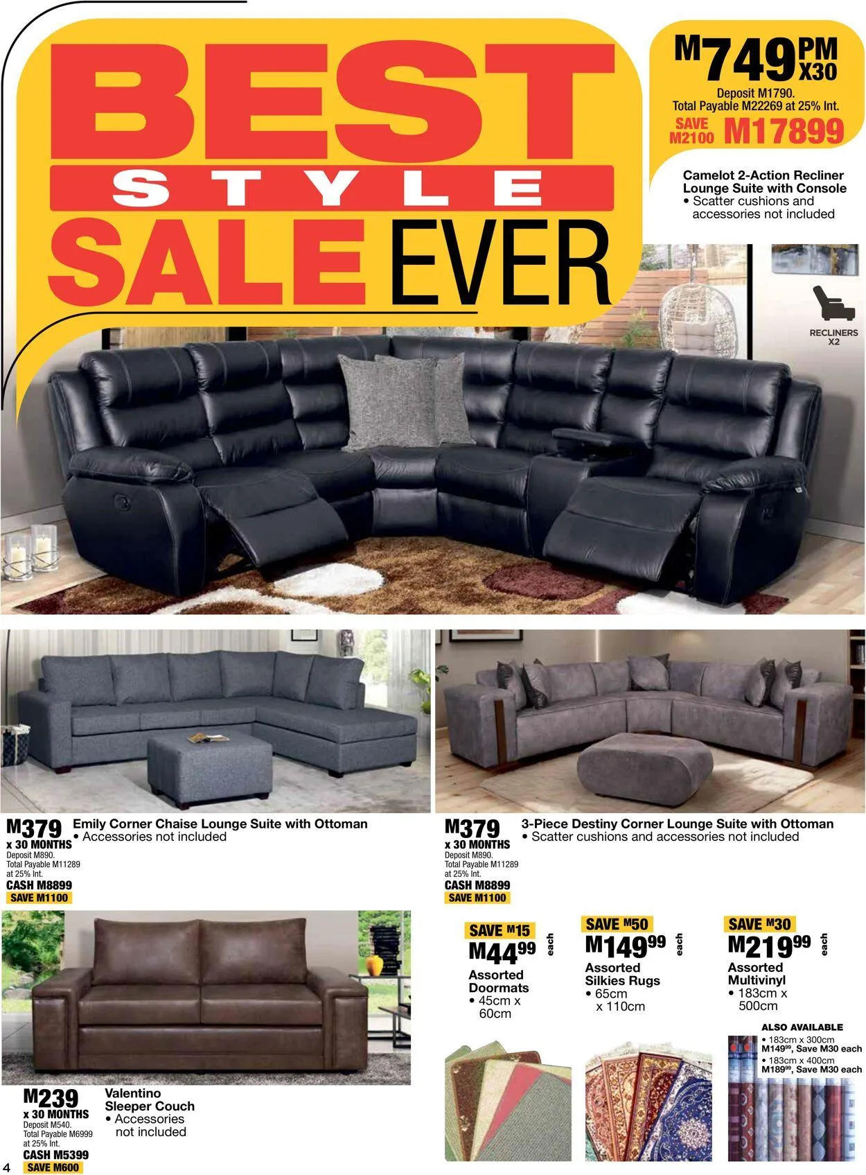 OK Furniture Current catalogue from 23 March to 6 April 2025 - Catalogue Page 4