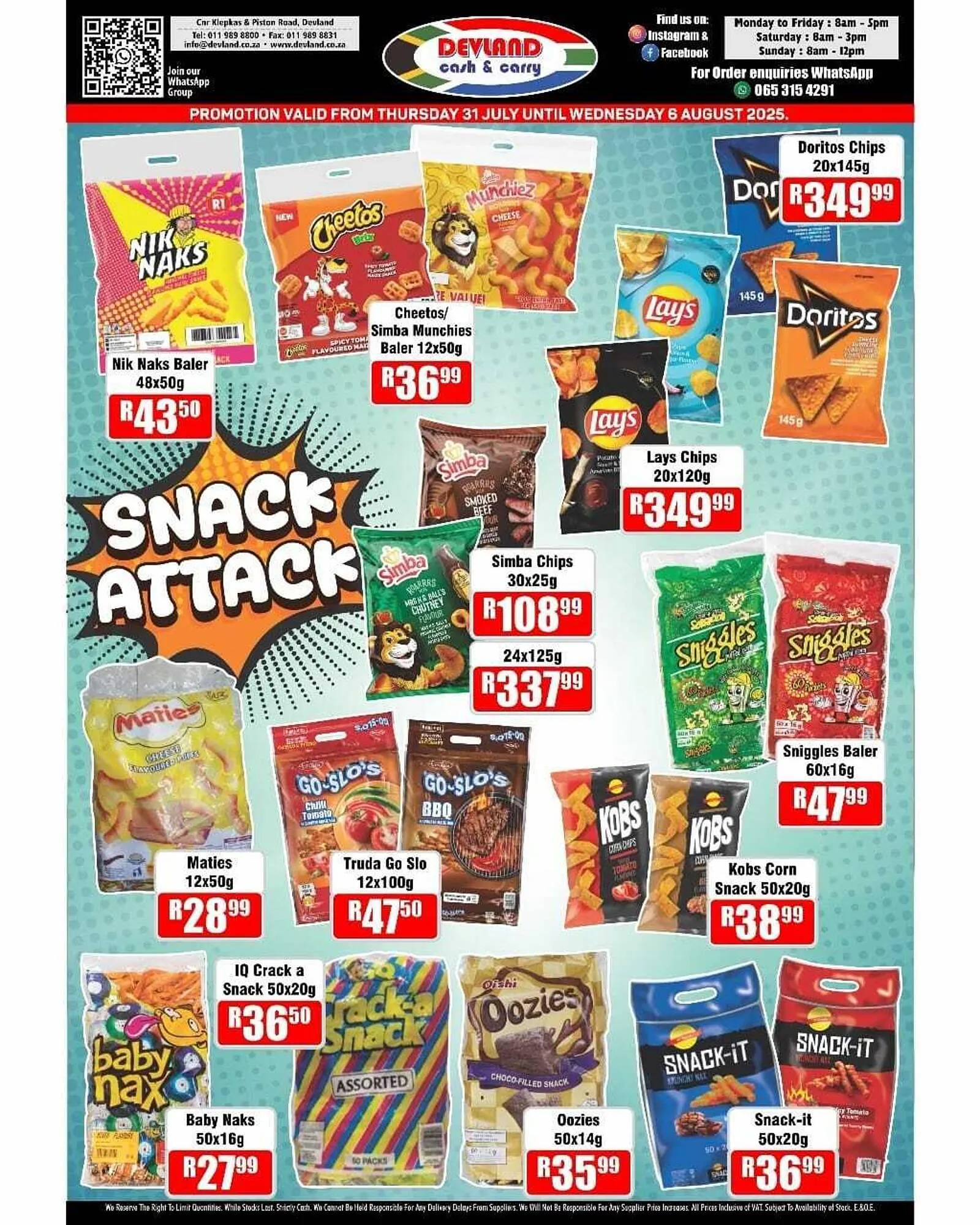 Devland Cash And Carry catalogue from 31 July to 6 August 2025 - Catalogue Page 1