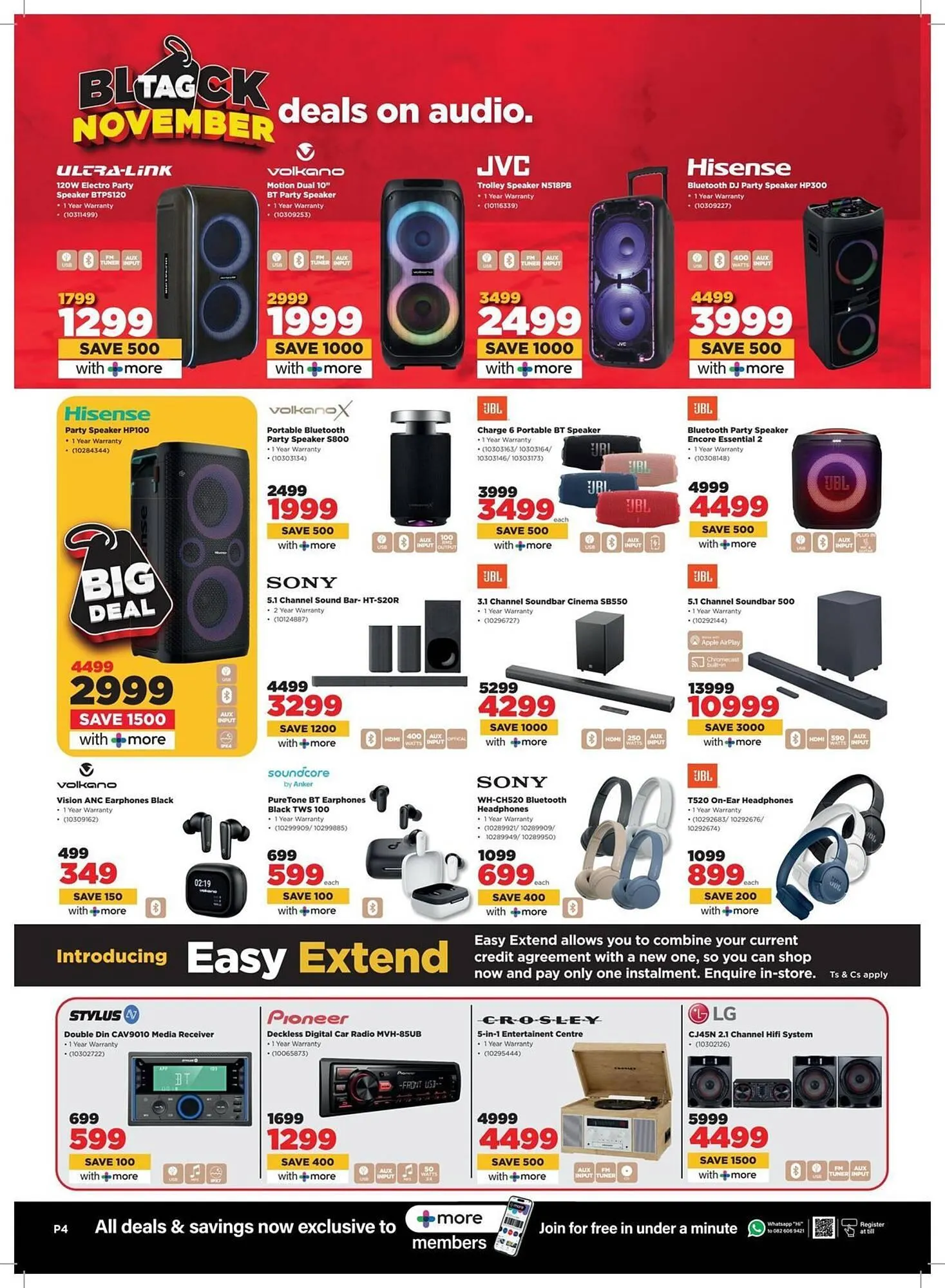 HiFi Corp catalogue from 5 November to 18 November 2025 - Catalogue Page 4