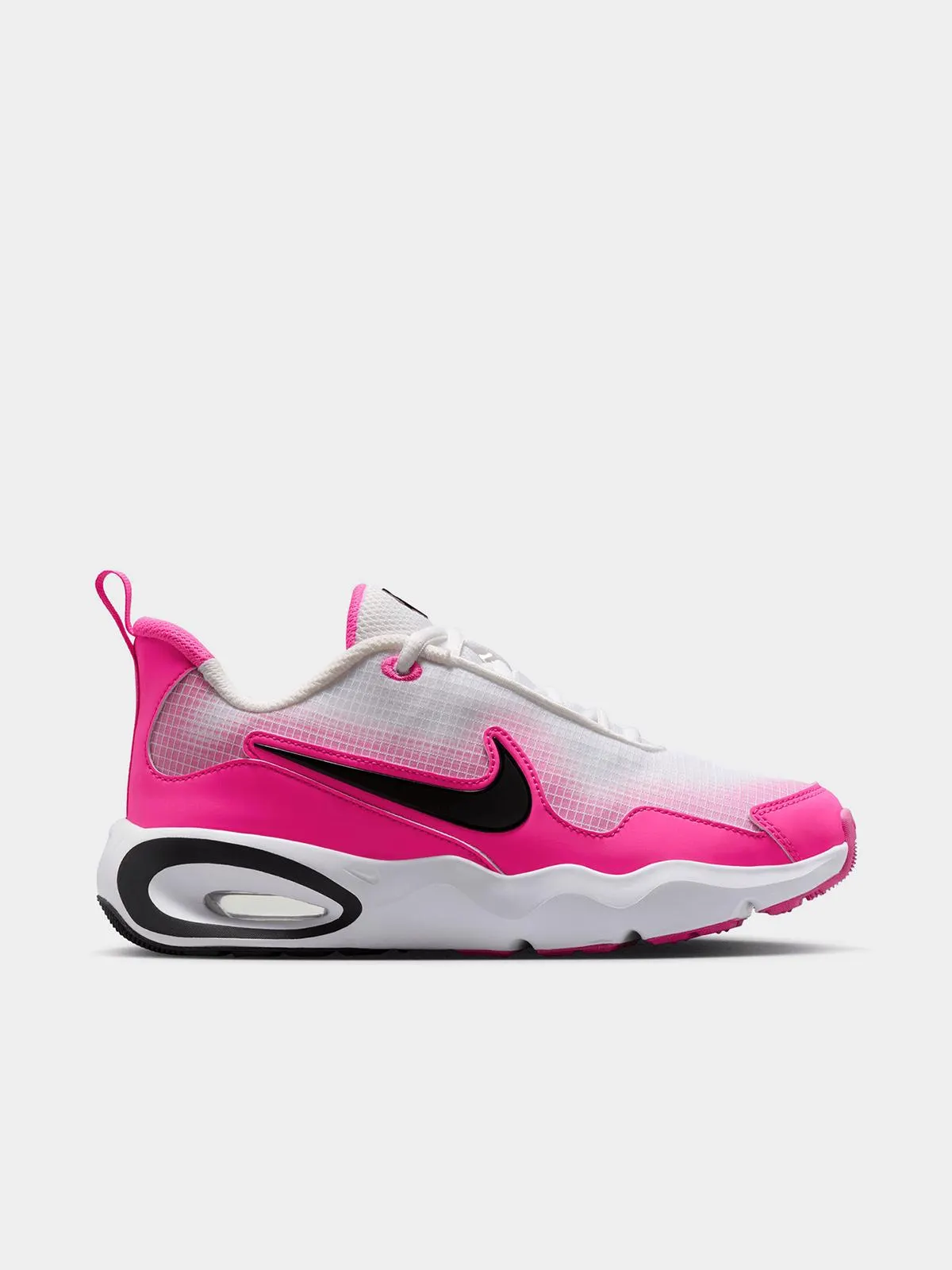 Nike Junior Grade-School Air Max Nova White/Pink/Black Running Shoes