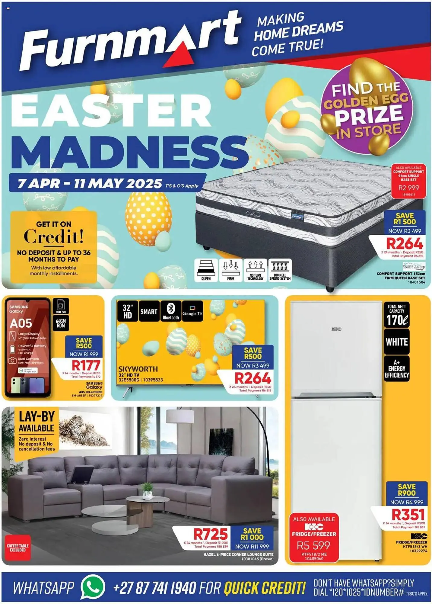 Furnmart catalogue from 7 April to 11 May 2025 - Catalogue Page 1
