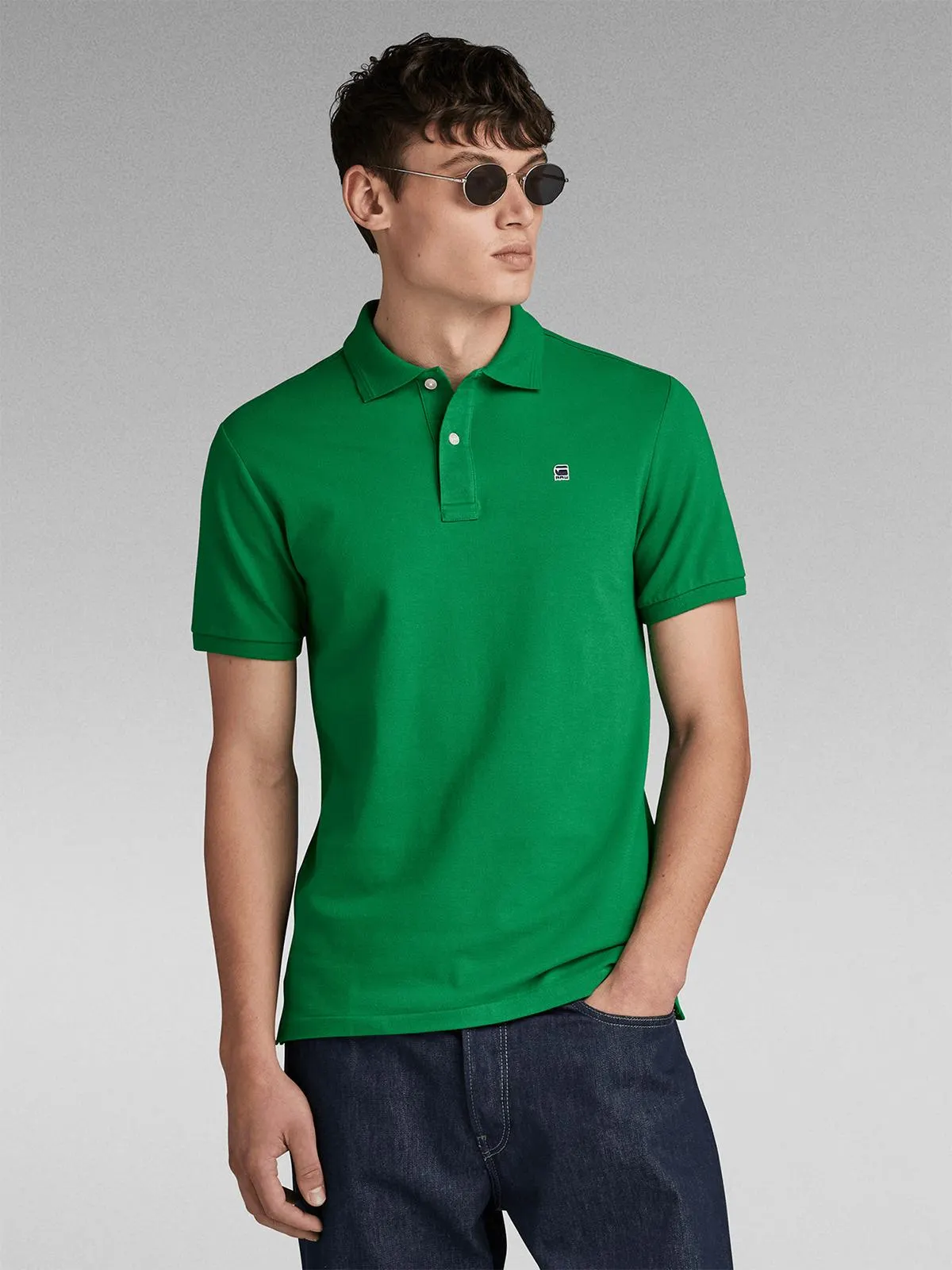 G-Star Men's Dunda Slim Green Polo
