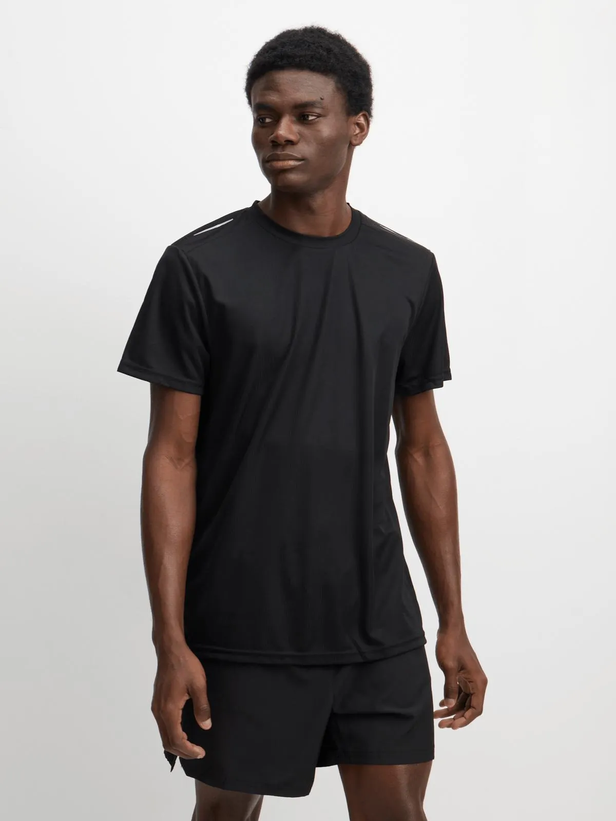 Jet Mens Black Training Tee