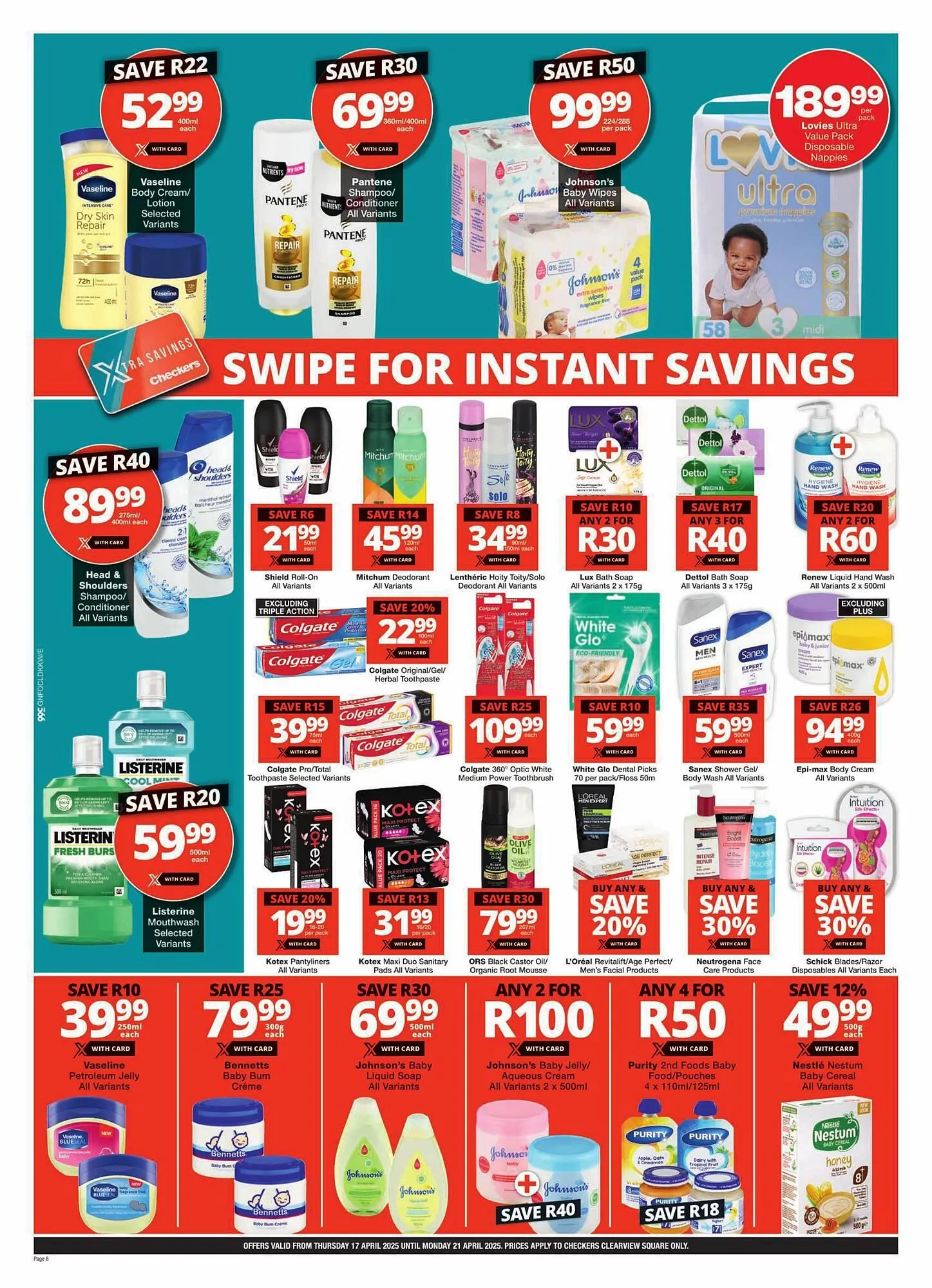 Checkers catalogue from 17 April to 21 April 2025 - Catalogue Page 6