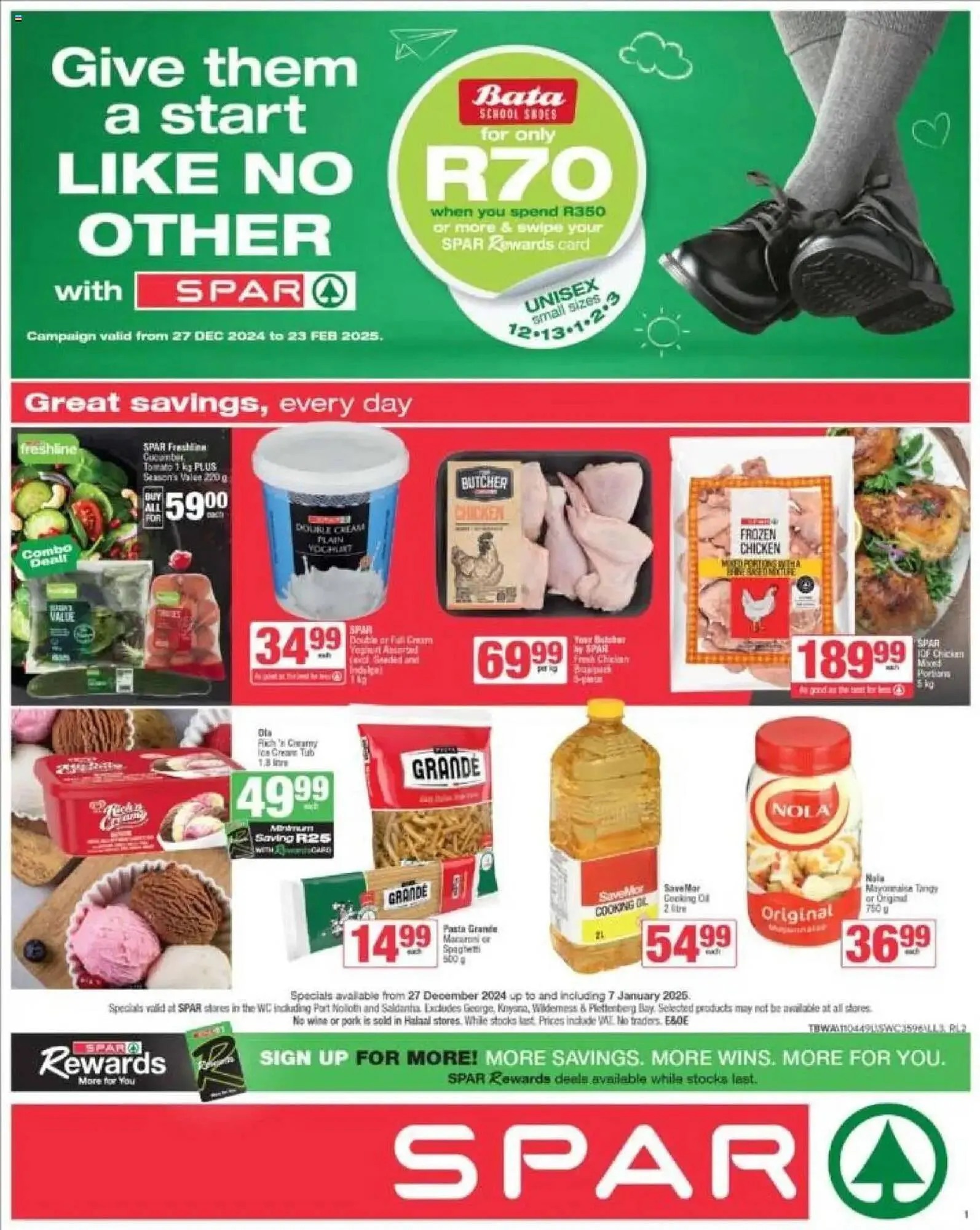 Spar catalogue from 27 December to 23 February 2025 - Catalogue Page 1